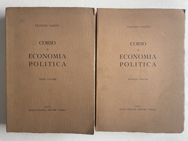 Corso di economia politica. Primo volume; [ - Secondo volume]