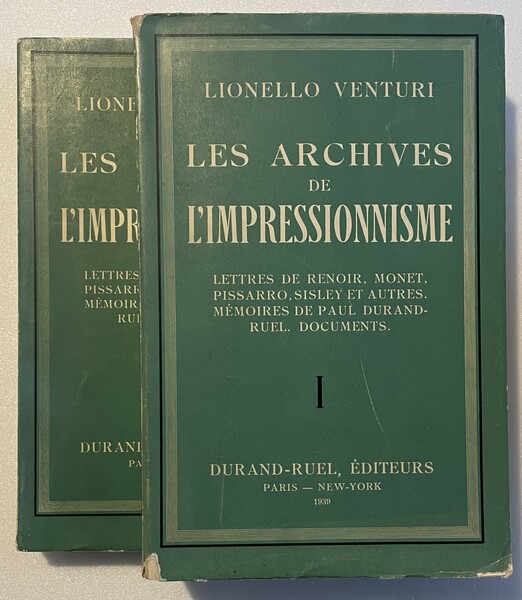 Les archives de l’impressionnisme