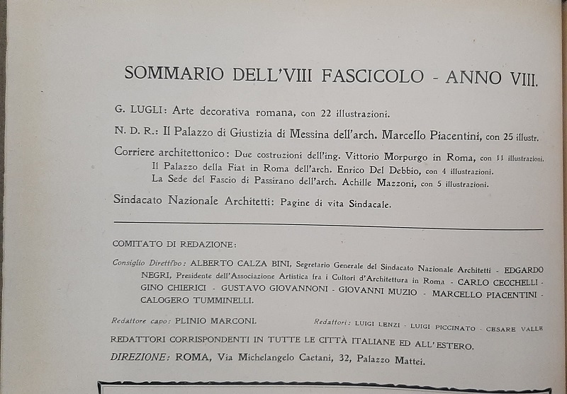 Architettura e Arti decorativa. Rivista d'arte e di storia