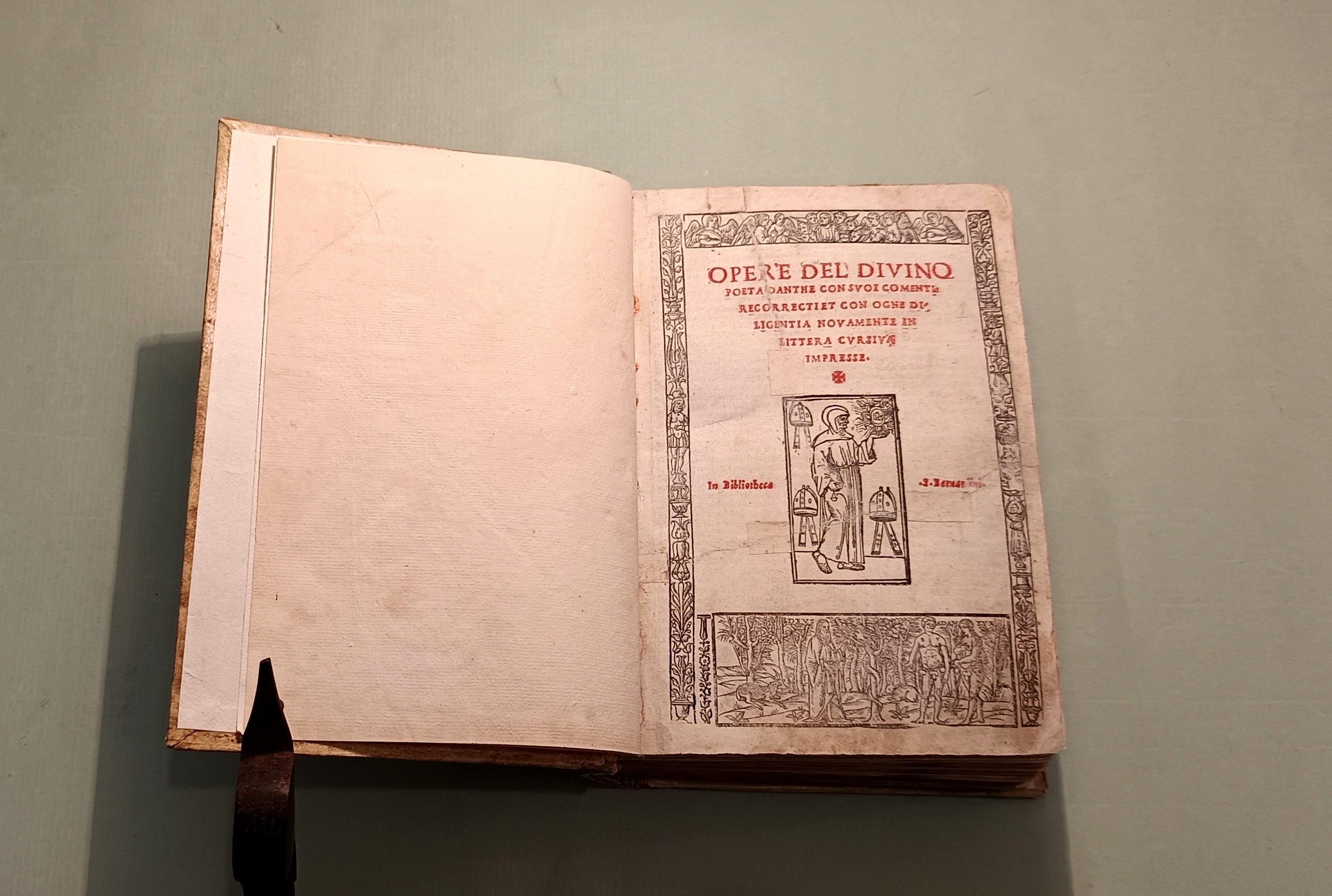 Opere del Divino Poeta Danthe con suoi comenti recorrecti et …