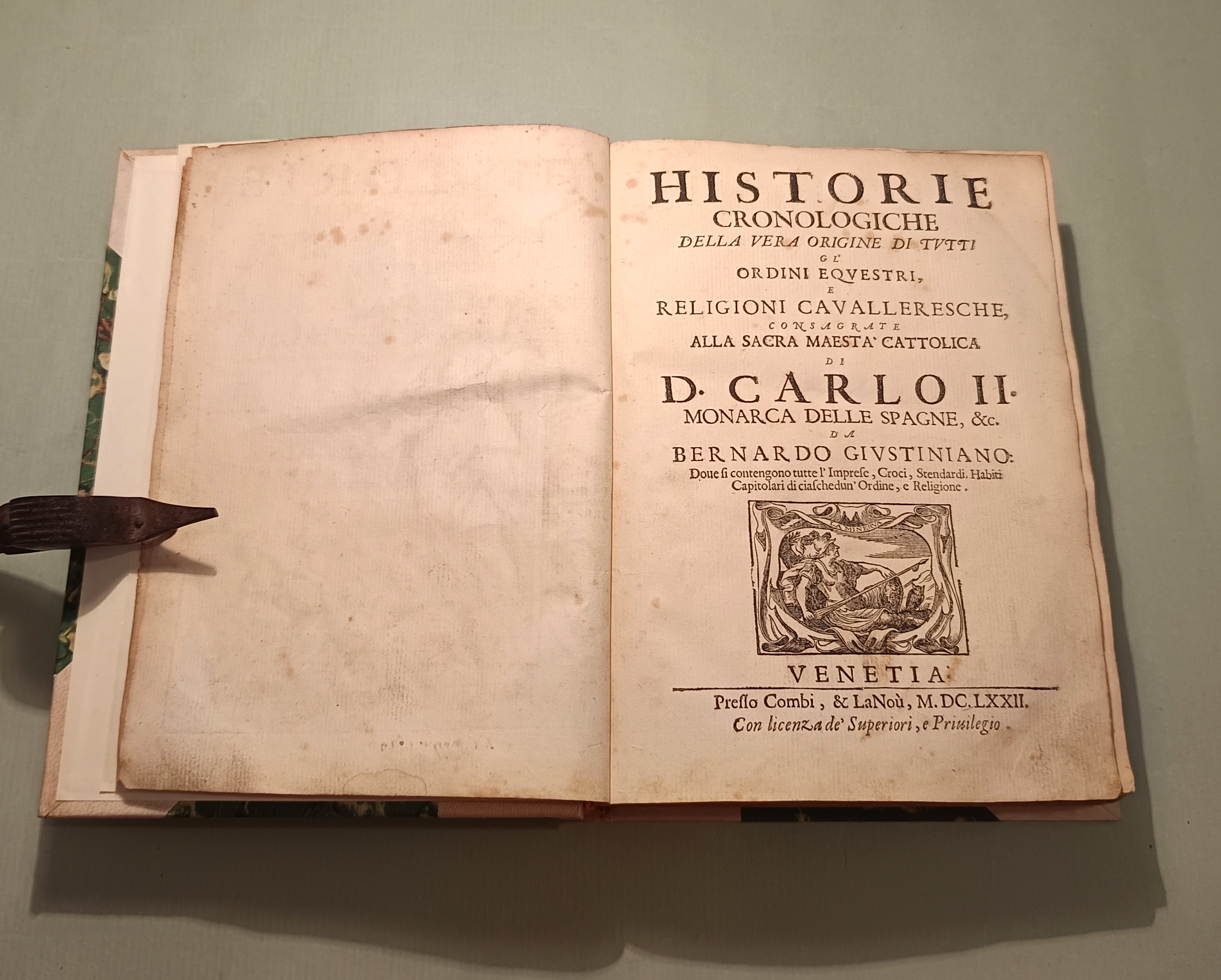Historie cronologiche della vera origine di tutti gl’Ordini equestri, e …