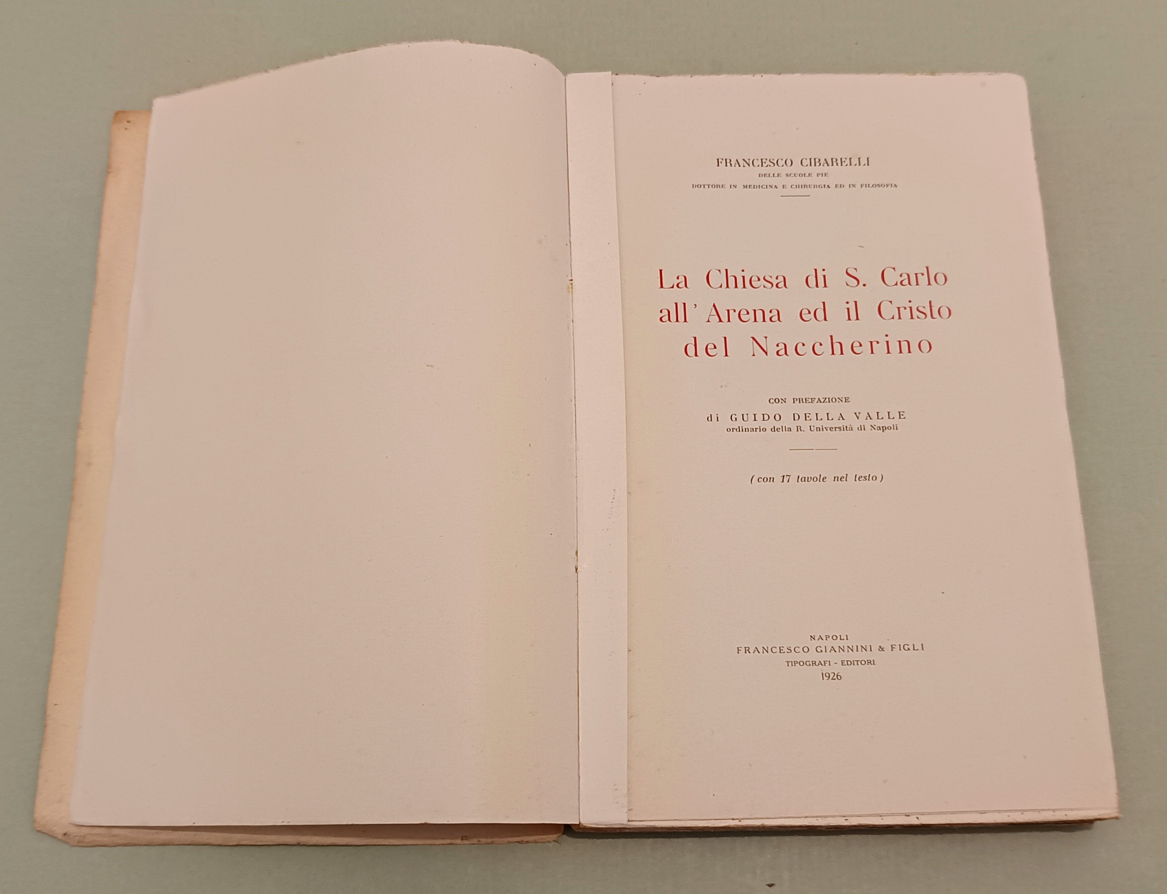 LA CHIESA DI S. CARLO ALL'ARENA ED IL CRISTO DEL …