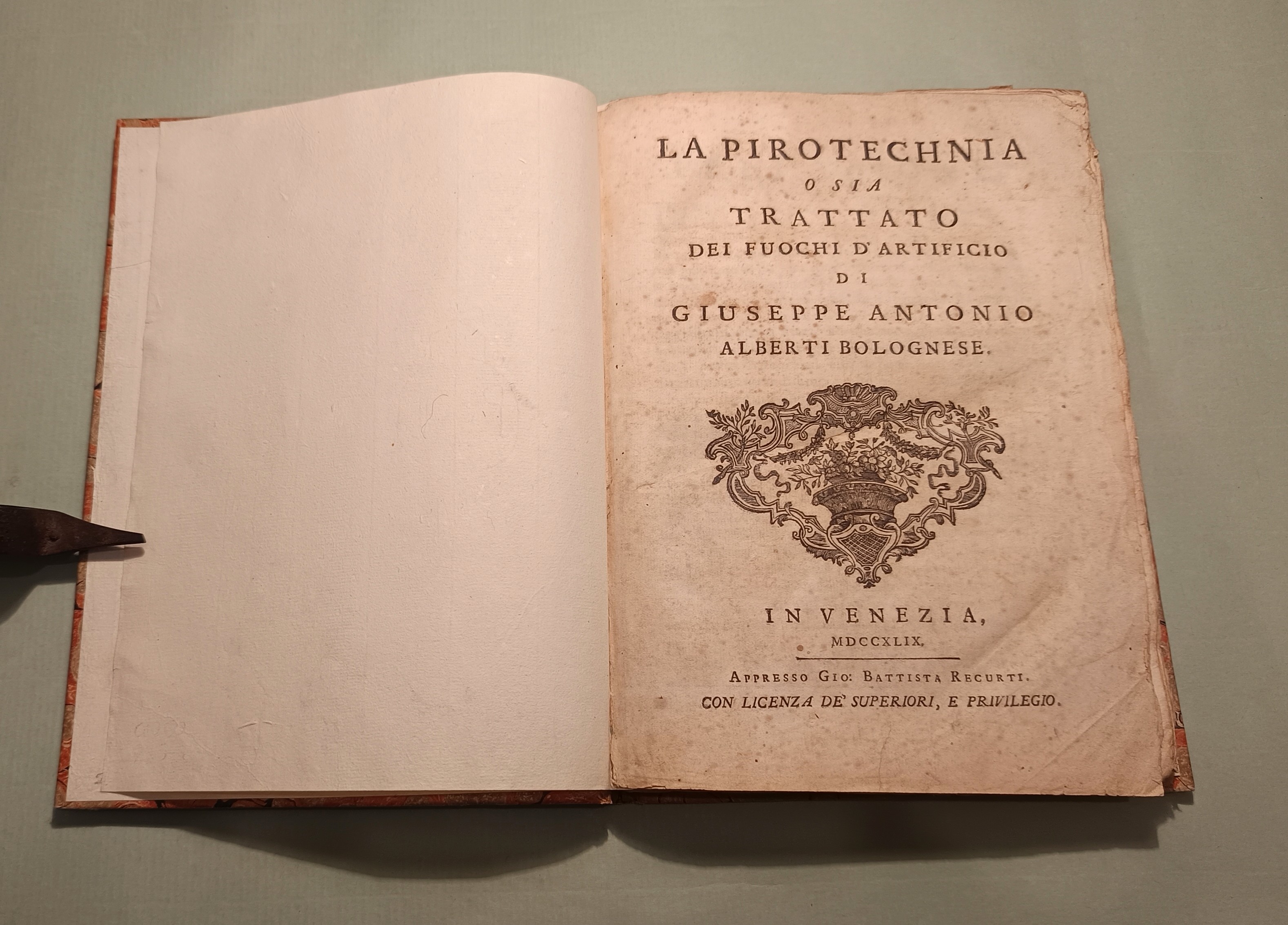 La pirotechnia o sia trattato dei fuochi d’artificio