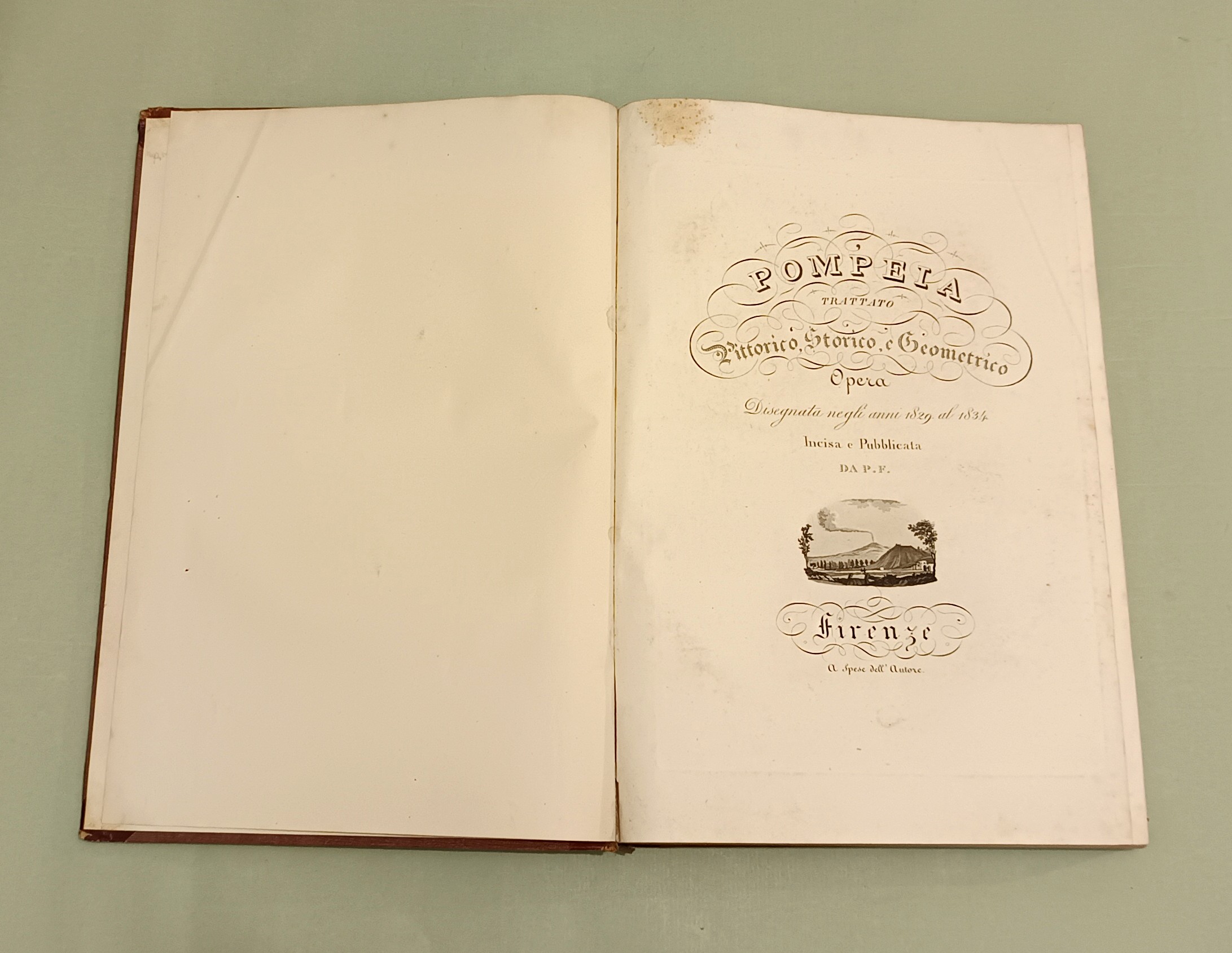 Pompeia. Trattato pittorico, storico e geometrico.
