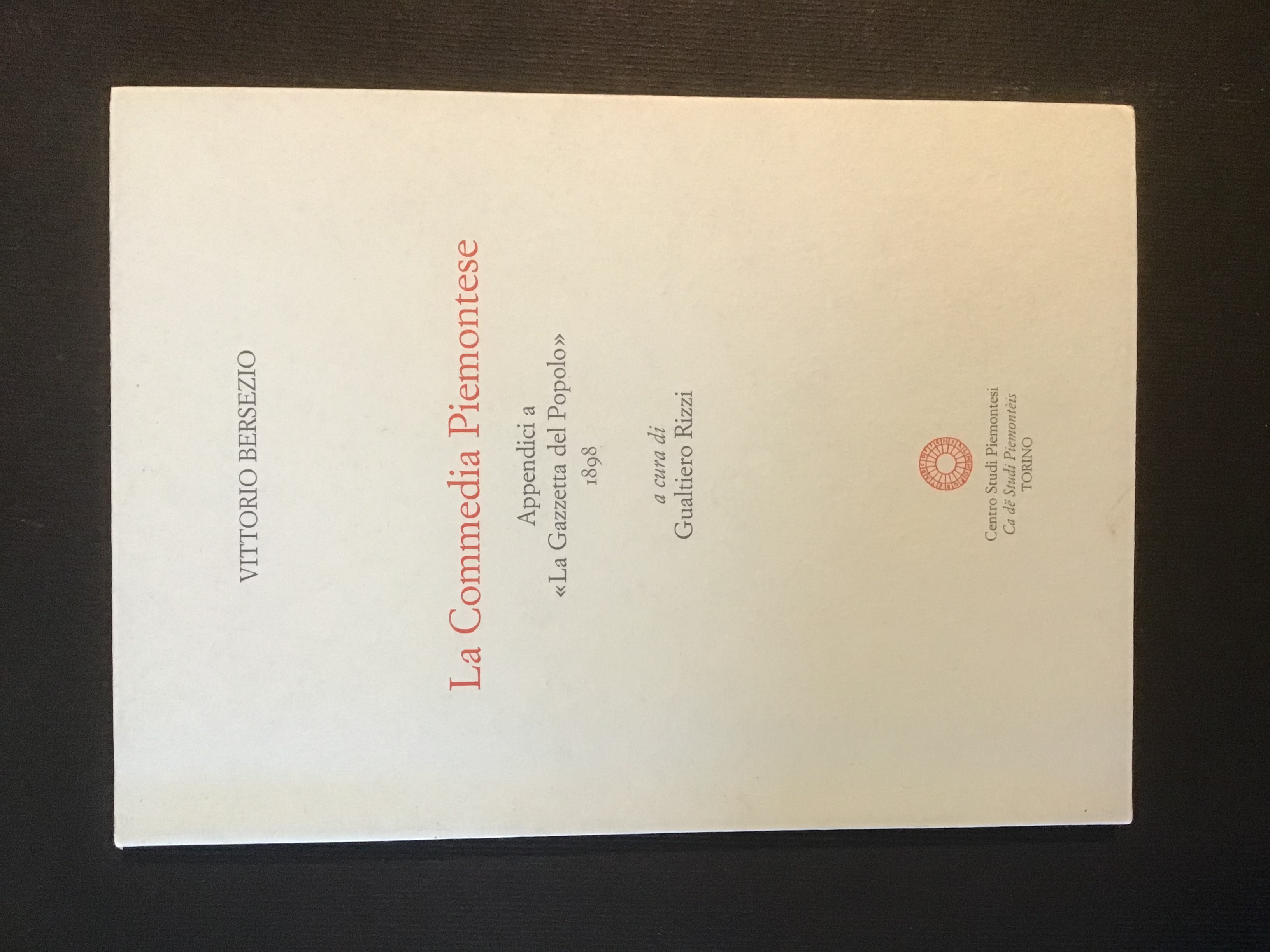 LA COMMEDIA PIEMONTESE