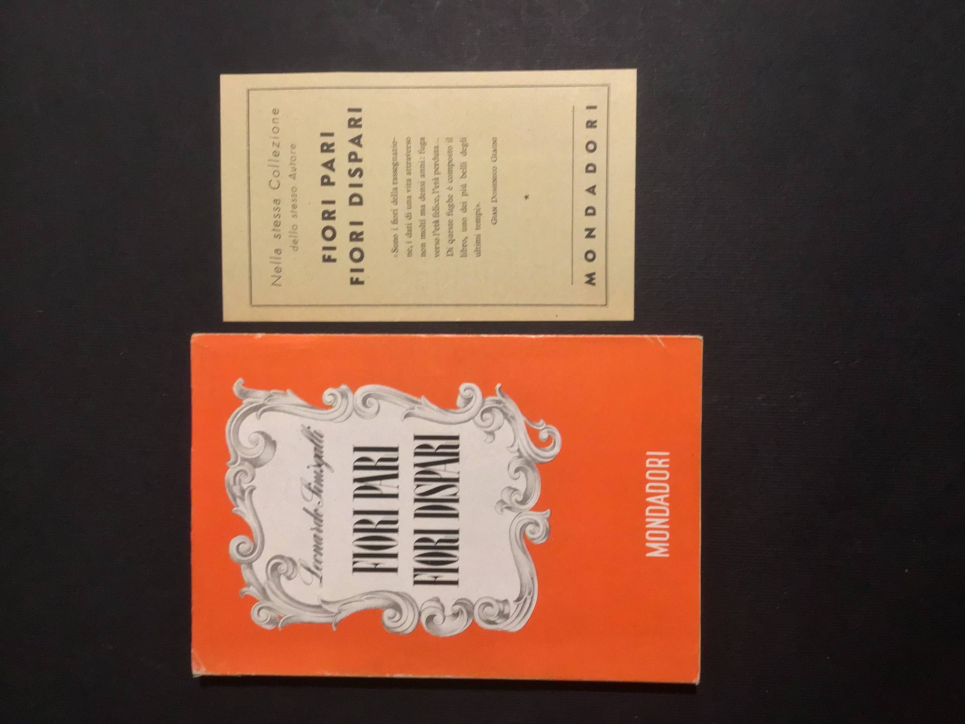 FIORI PARI FIORI DISPARI