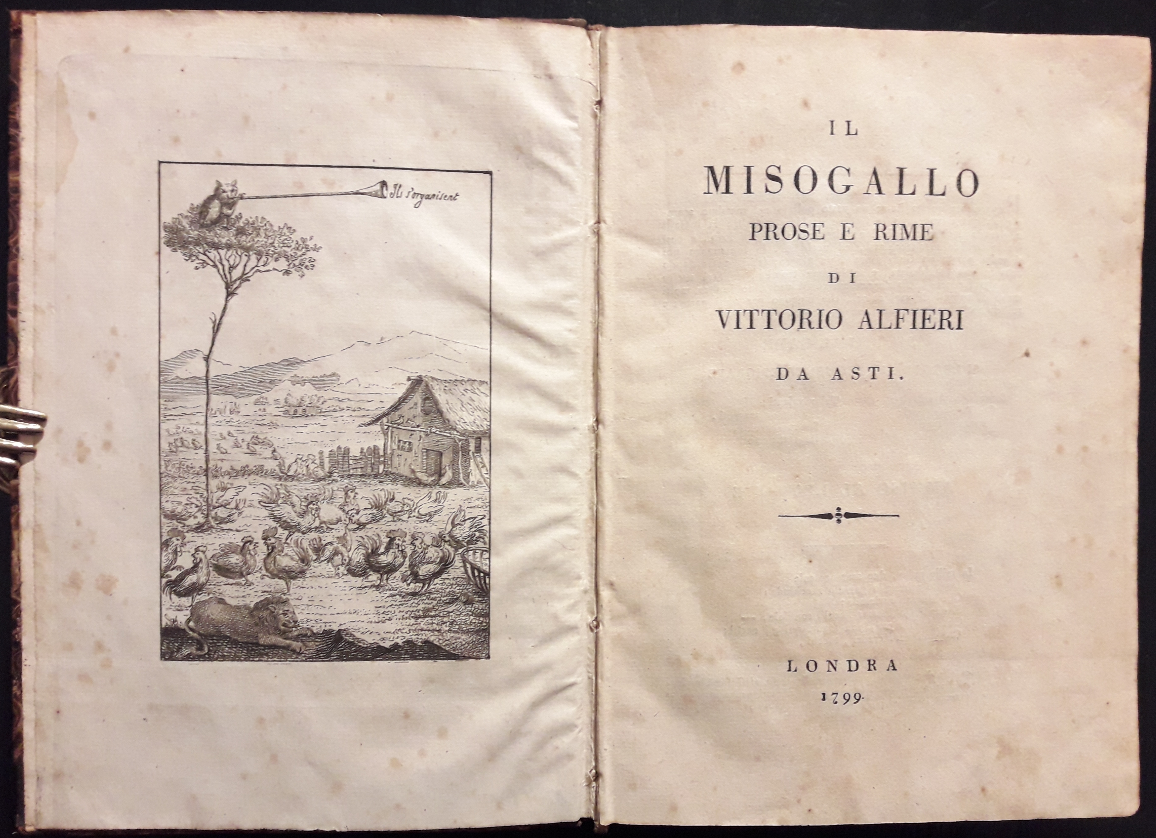 Il Misogallo. Prose e rime di Vittorio Alfieri da Asti