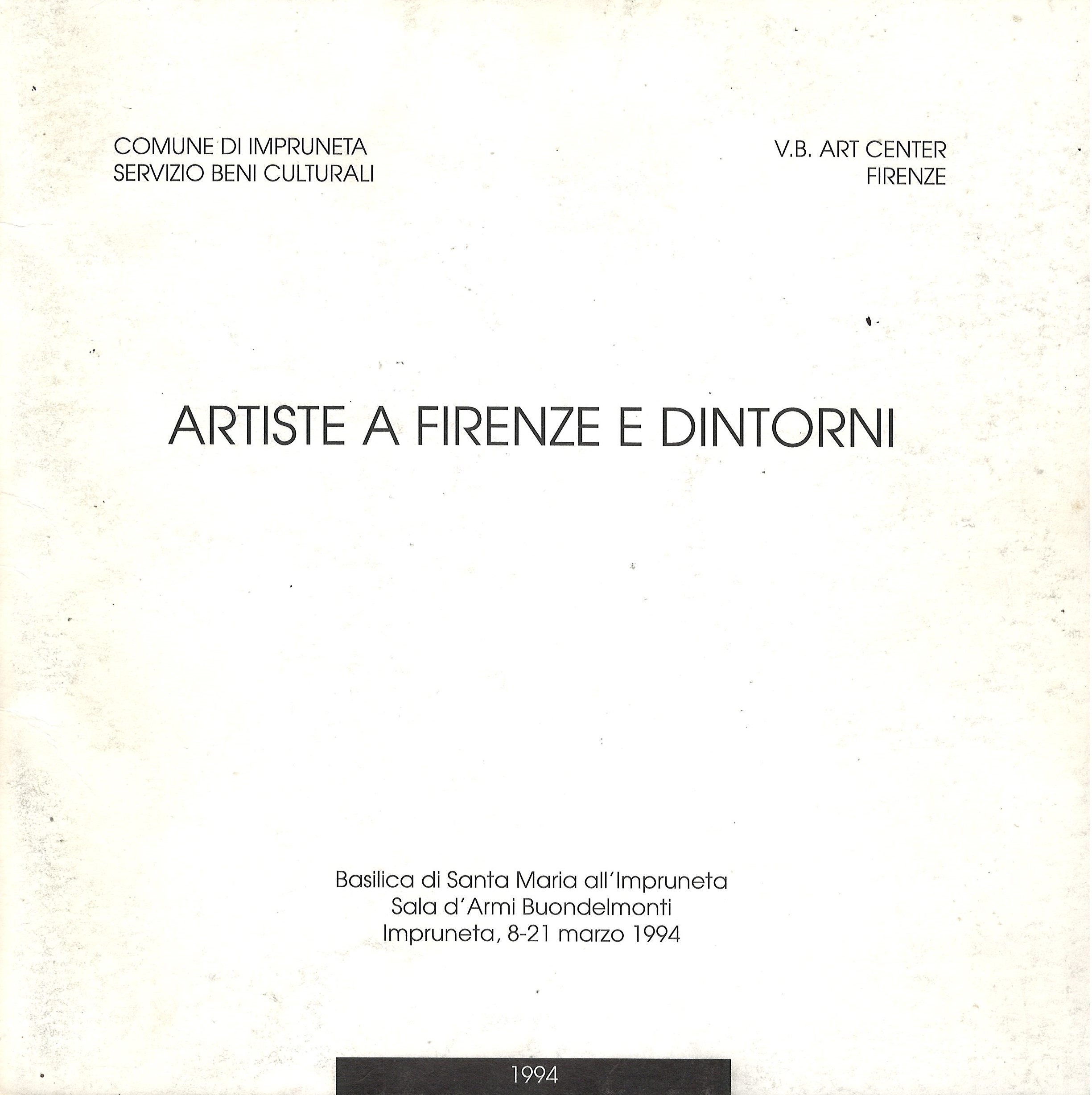 Artisti a Firenze e dintorni