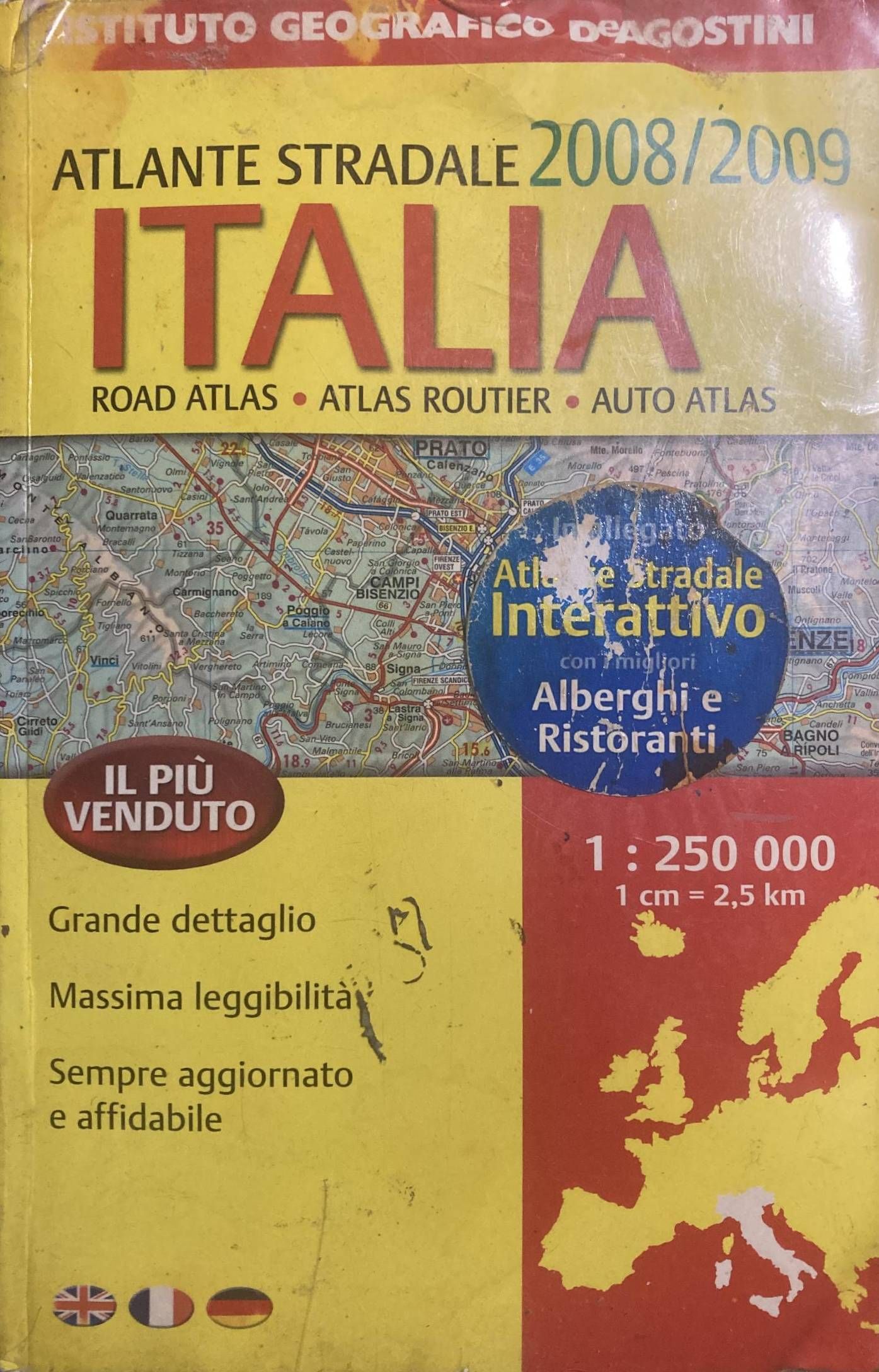 Atlante stradale Italia 1:250.000 2008-2009