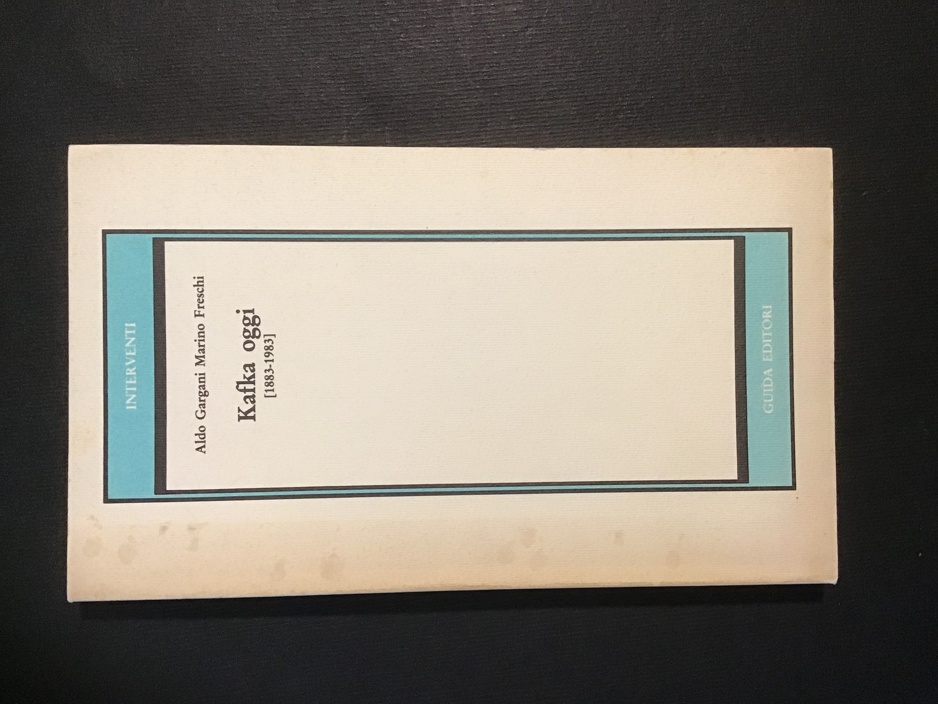KAFKA OGGI (1883-1983)