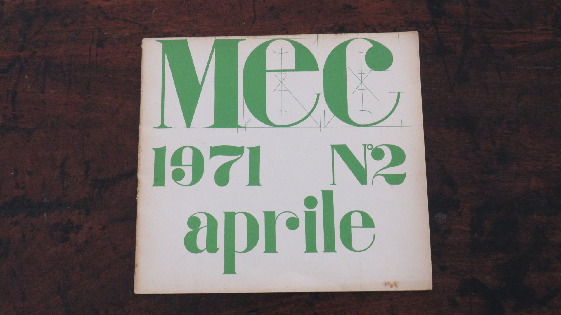 Mec n. 2 Aprile 1971.