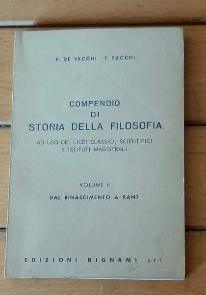 Compendio di storia della filosofia v 1