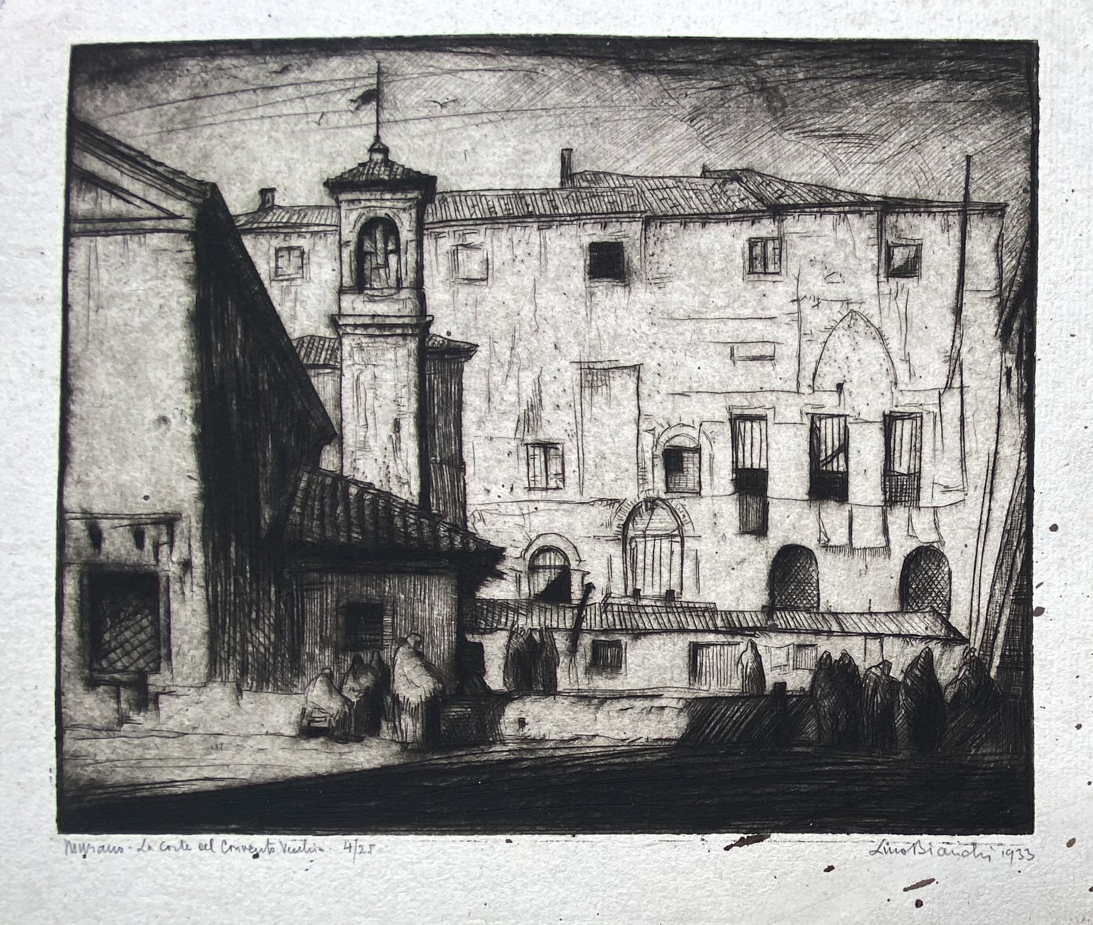 Murano-La Corte del Convento Vecchio, 1933