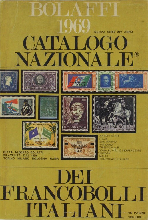 Bolaffi 1969 Catalogo Nazionale dei francobolli italiani
