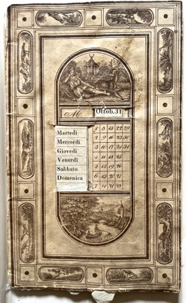 Calendario perpetuo dell’Ottocento.