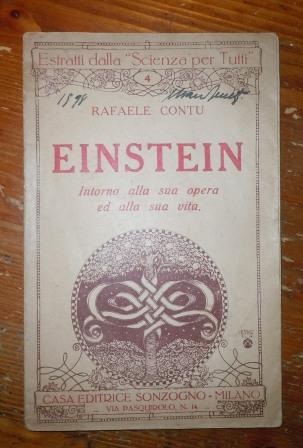 EINSTEIN - INTORNO ALLA SUA OPERA E ALLA SUA VITA
