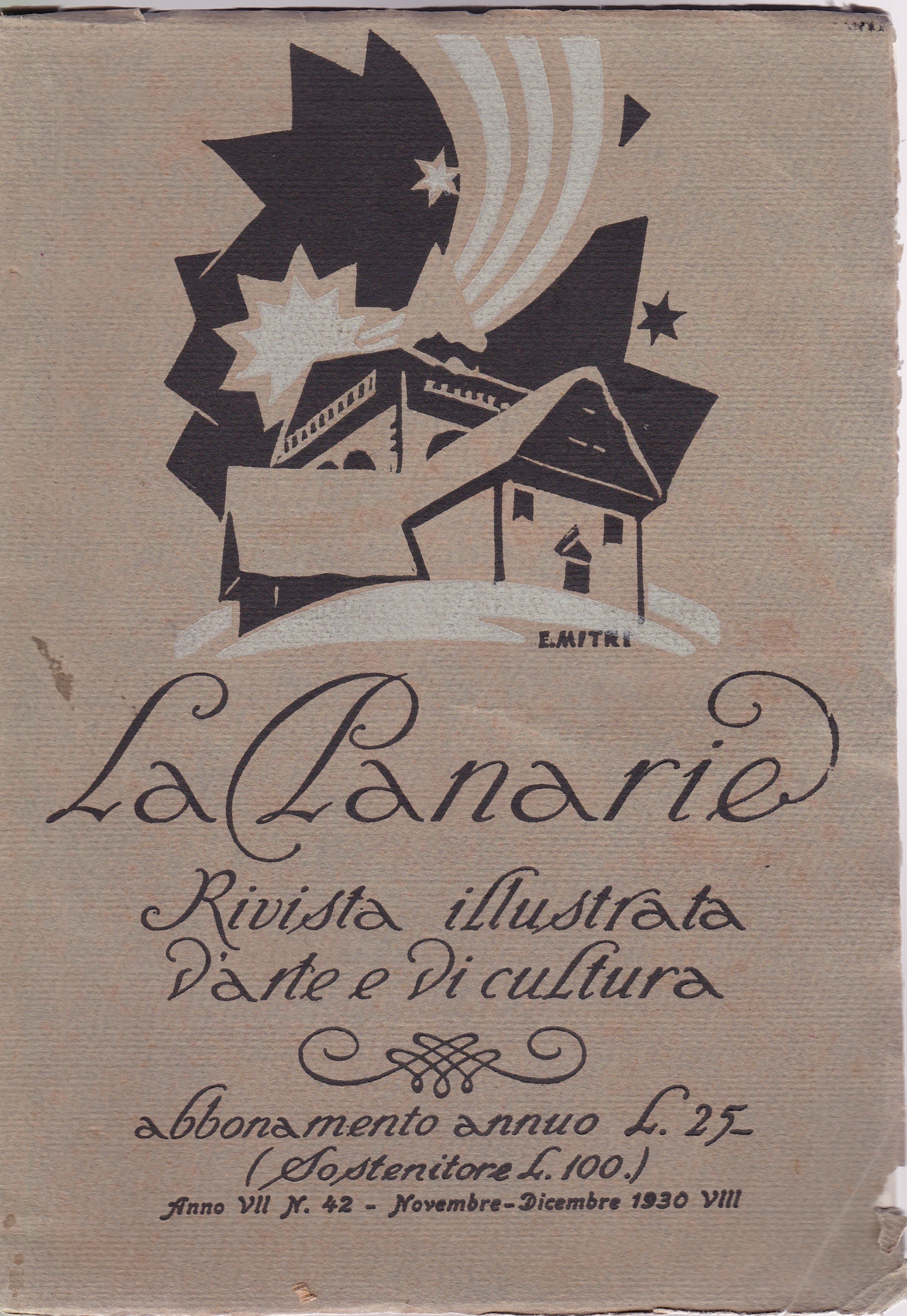 "La Panarie" Anno VII n° 42. Novembre - Dicembre 1930