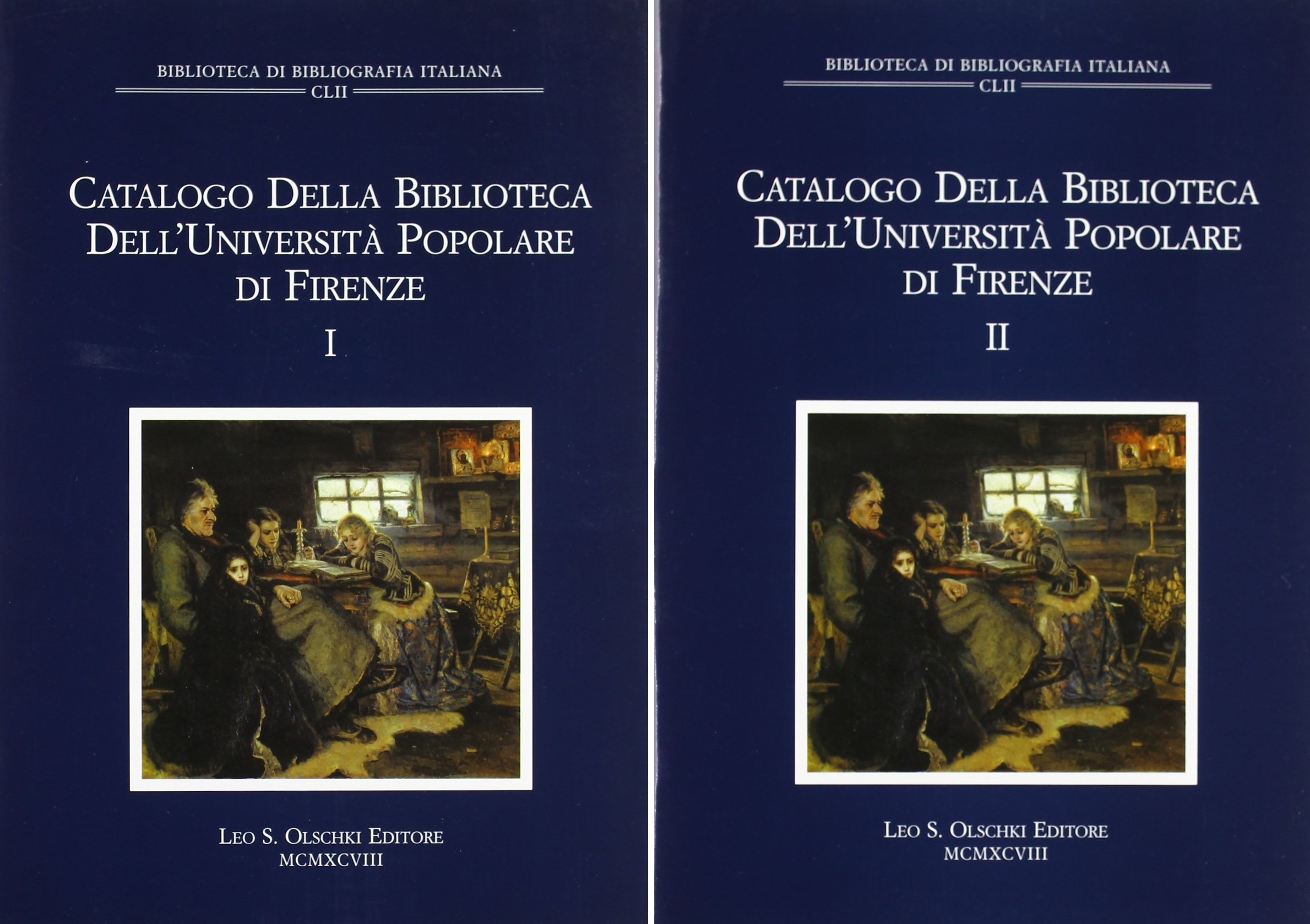 Catalogo della biblioteca dell'Università popolare di Firenze 2 Voll.