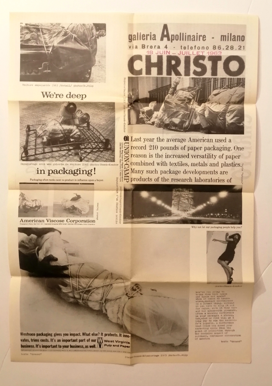 Il 18 giugno martedì siete invitato al vernissage di Christo. …