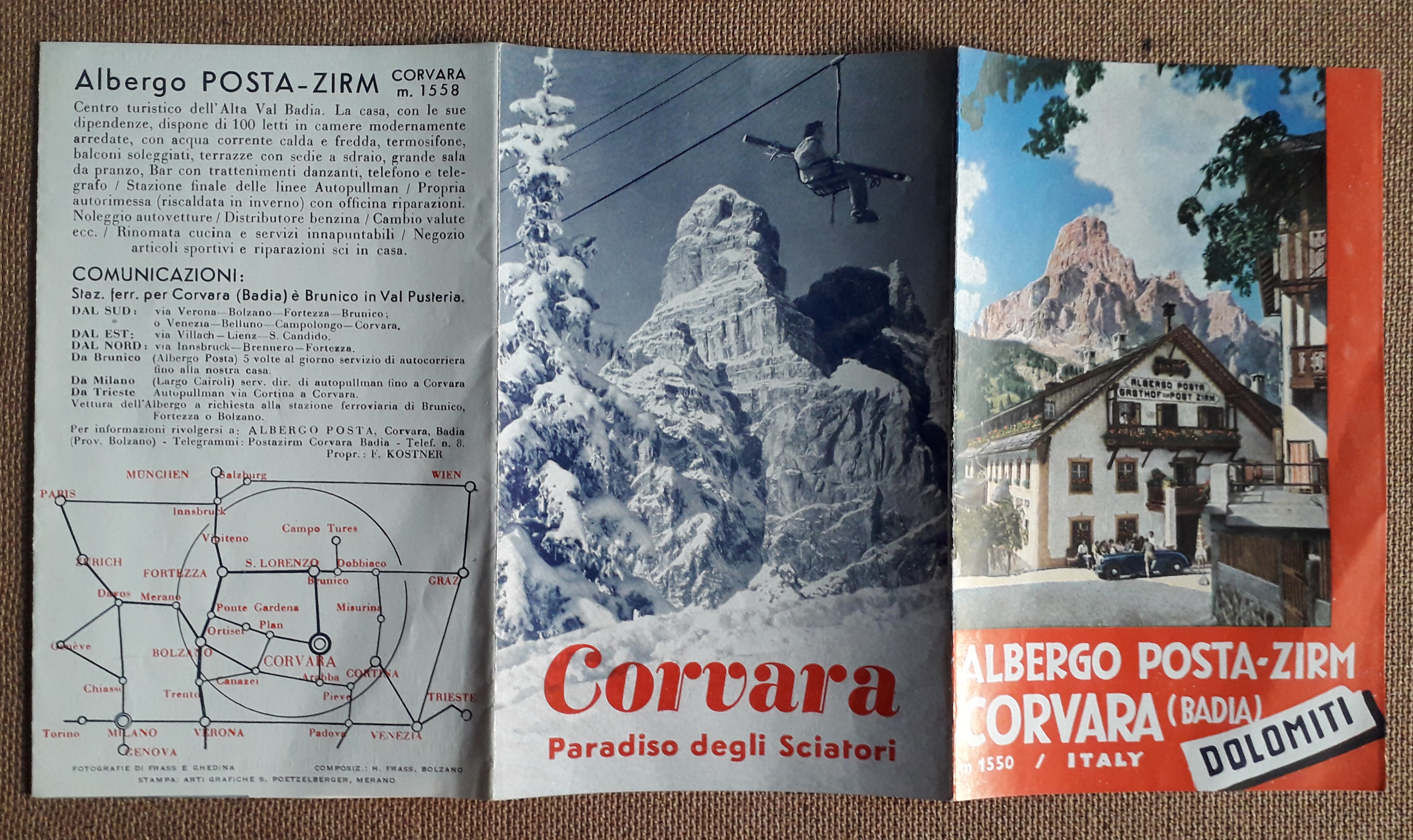 Corvara Paradiso degli sciatori