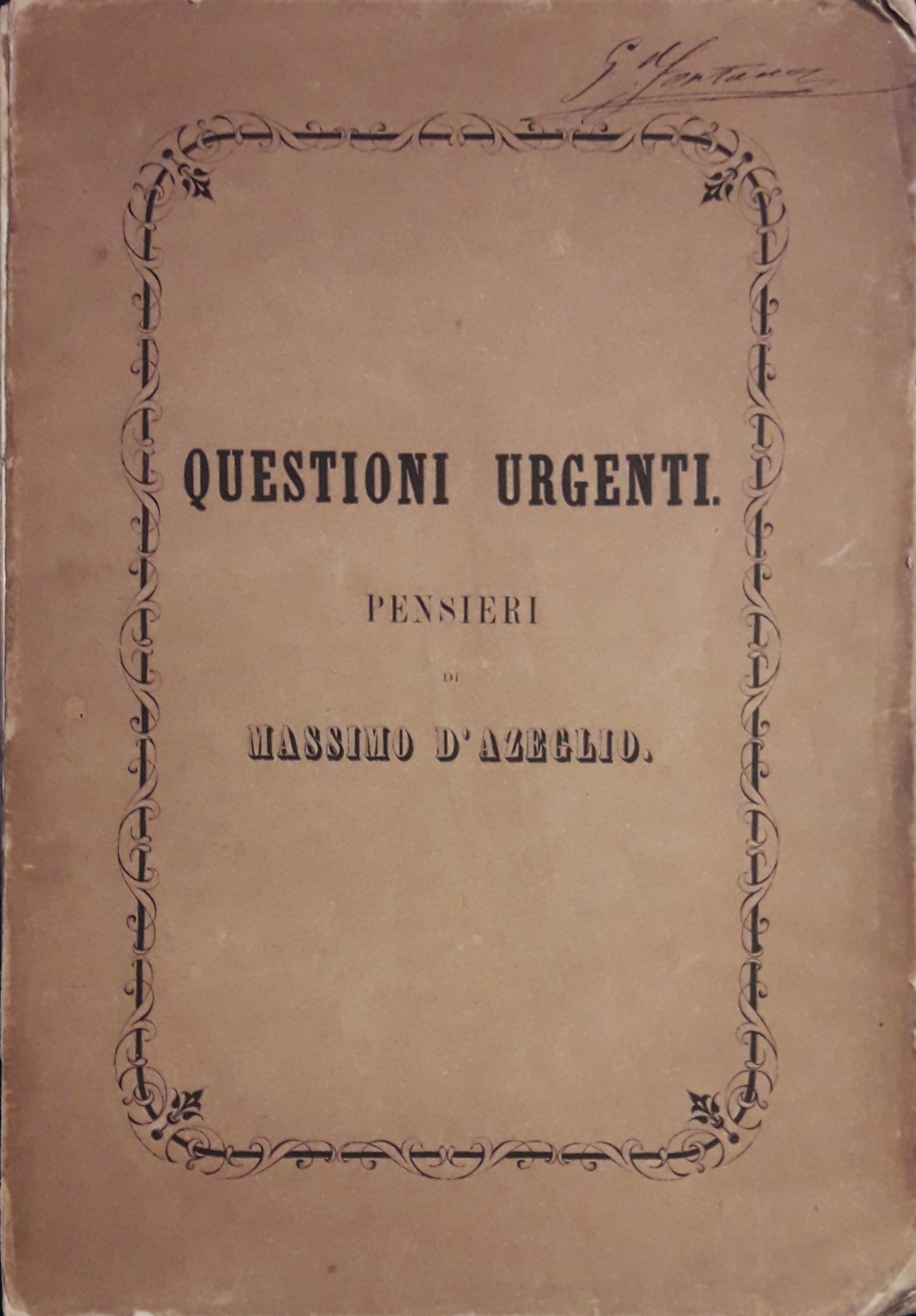 Questioni urgenti