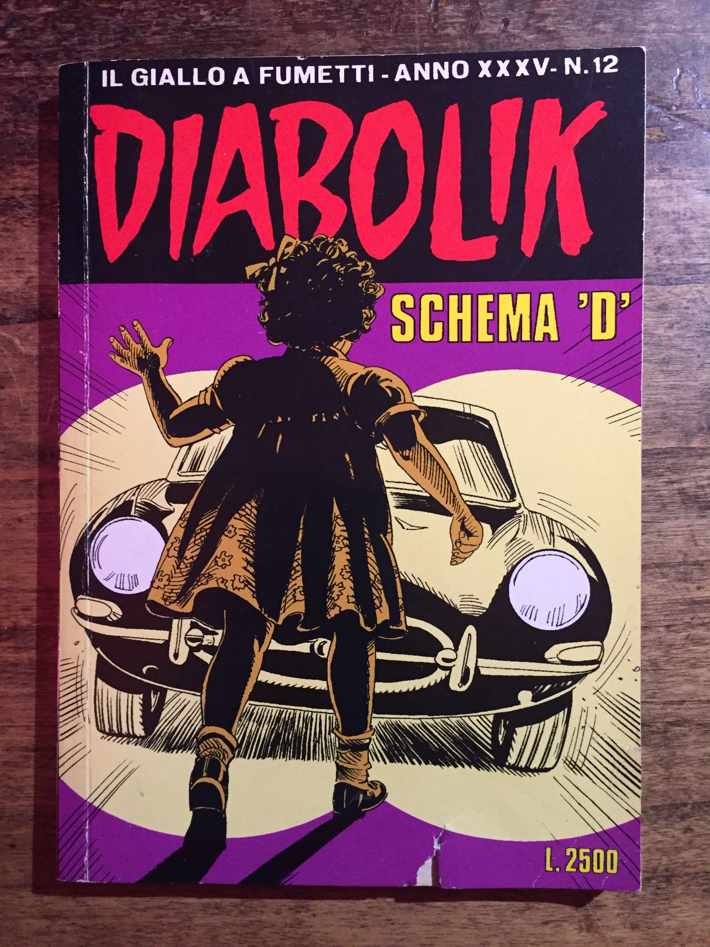 DIABOLIK ANNO 35 N.12 - SCHEMA "D"