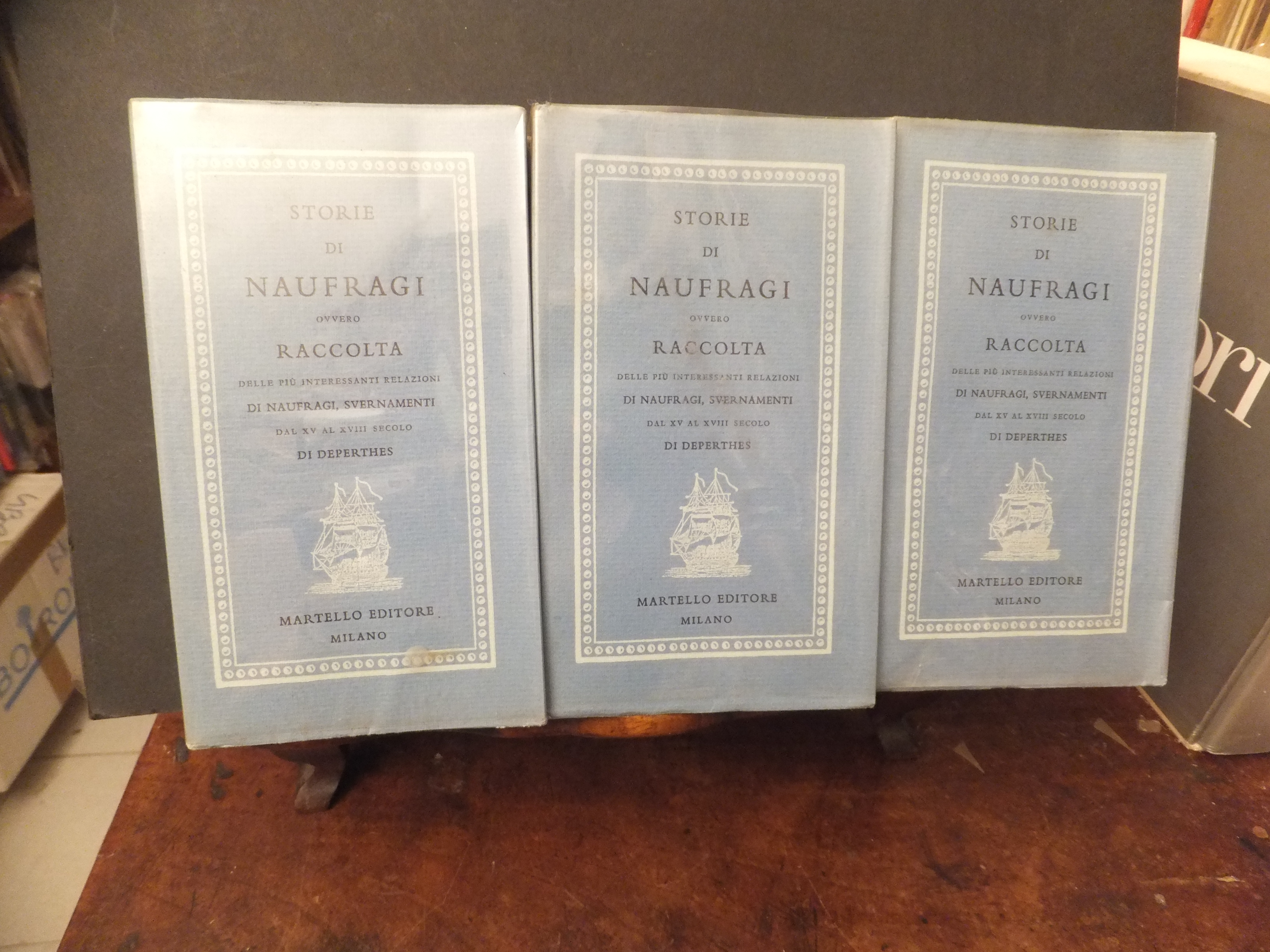 STORIE DI NAUFRAGI OVVERO RACCOLTA DELLE PIU' INTERESSANTI RELAZIONI DI …