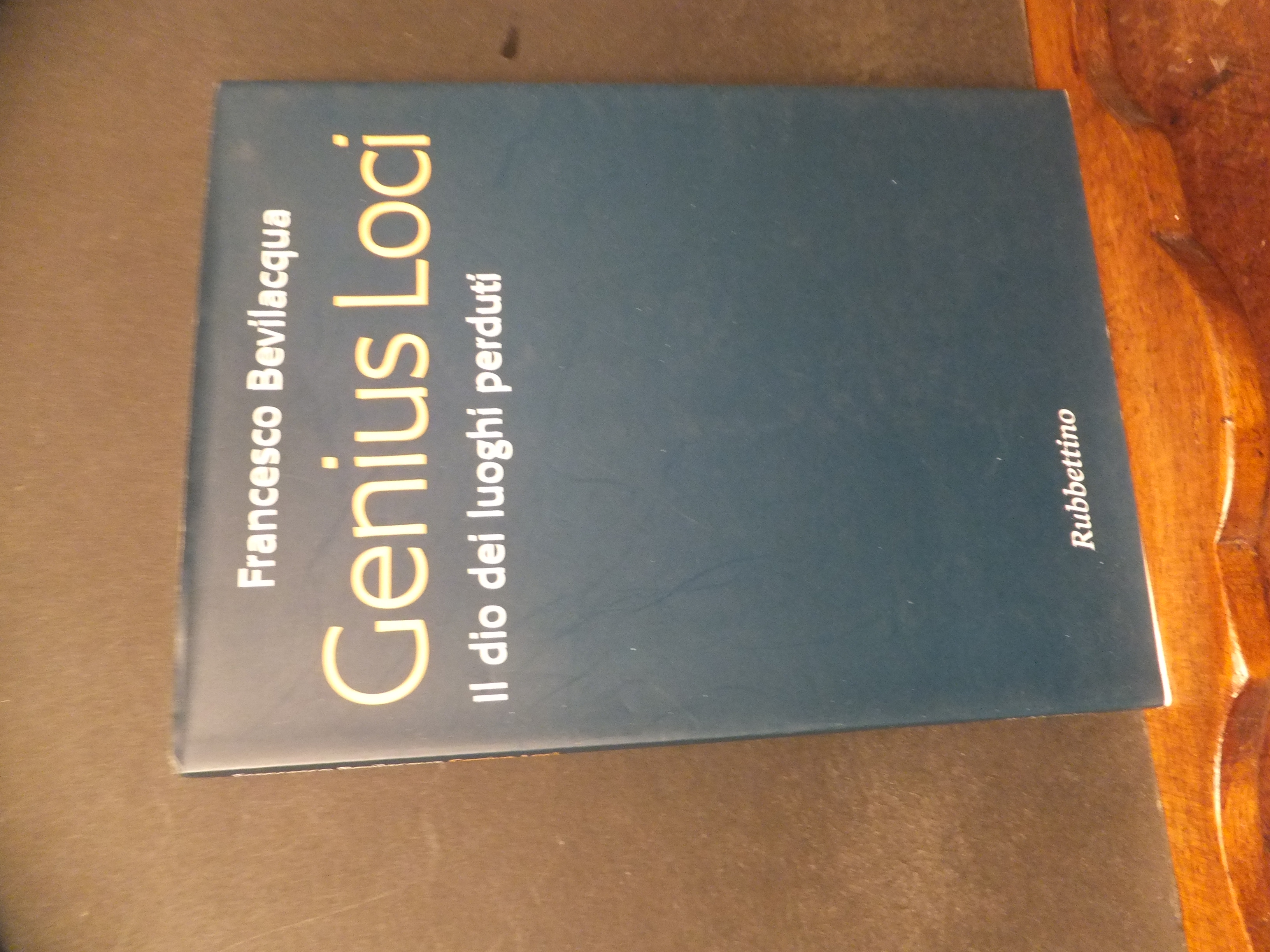 GENIUS LOCI IL DIO DEI LUOGHI PERDUTI