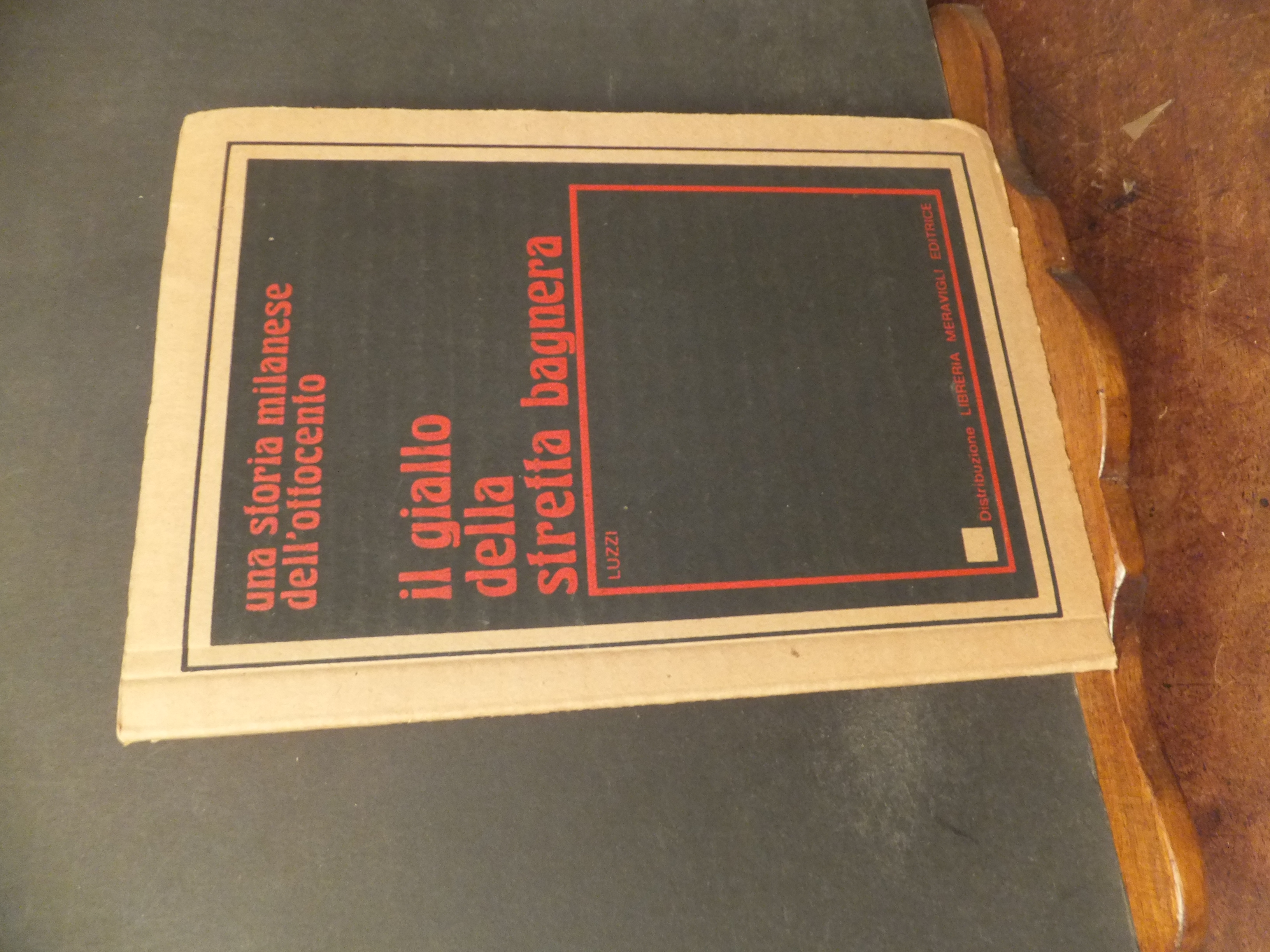 UNA STORIA MILANESE DELL'OTTOCENTO IL GIALLO DELLA STRETTA BAGNERA