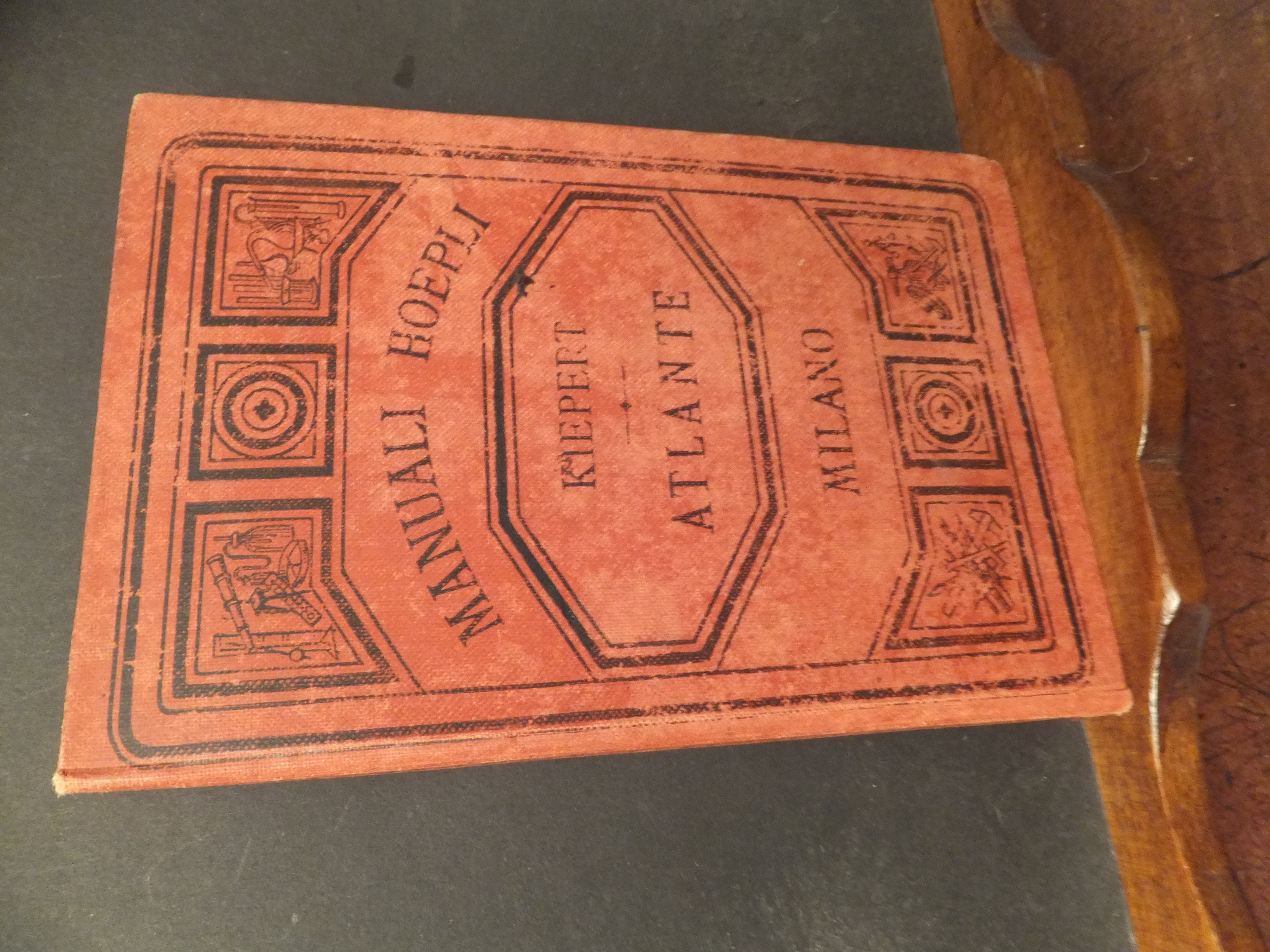 ATLANTE GEOGRAFICO UNIVERSALE R. KIEPPERT CON TESTO DI MALFATTI