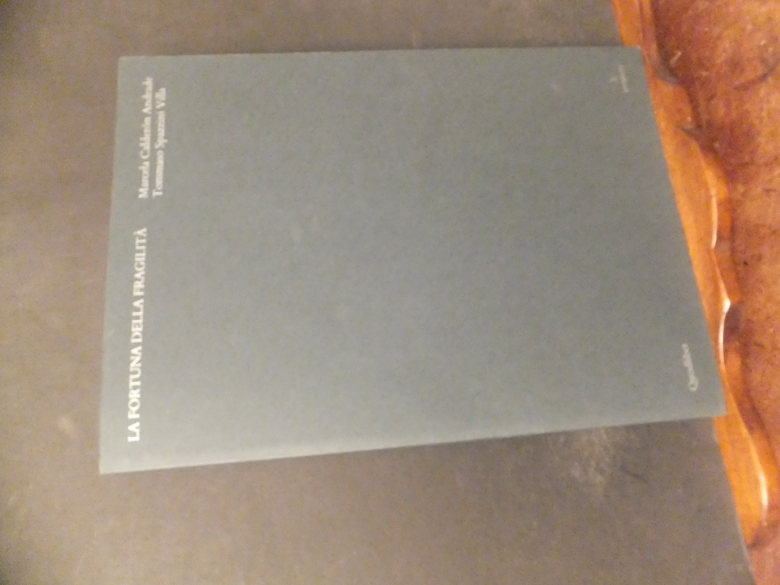 LA FORTUNA DELLA FRAGILITÀ