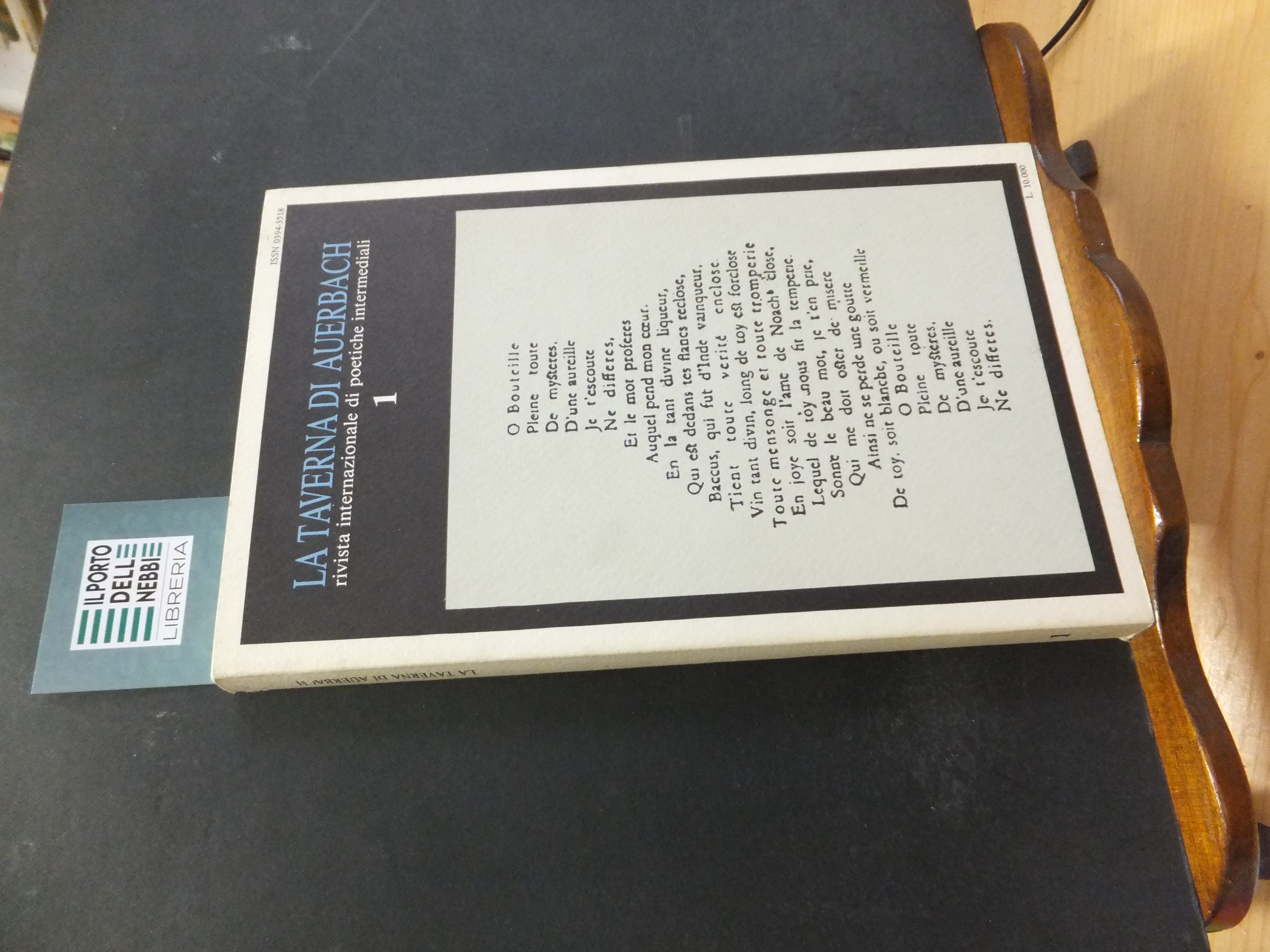 LA TAVERNA DI AUERBACH 1 - RIVISTA INTERNAZIONALE DI POETI …
