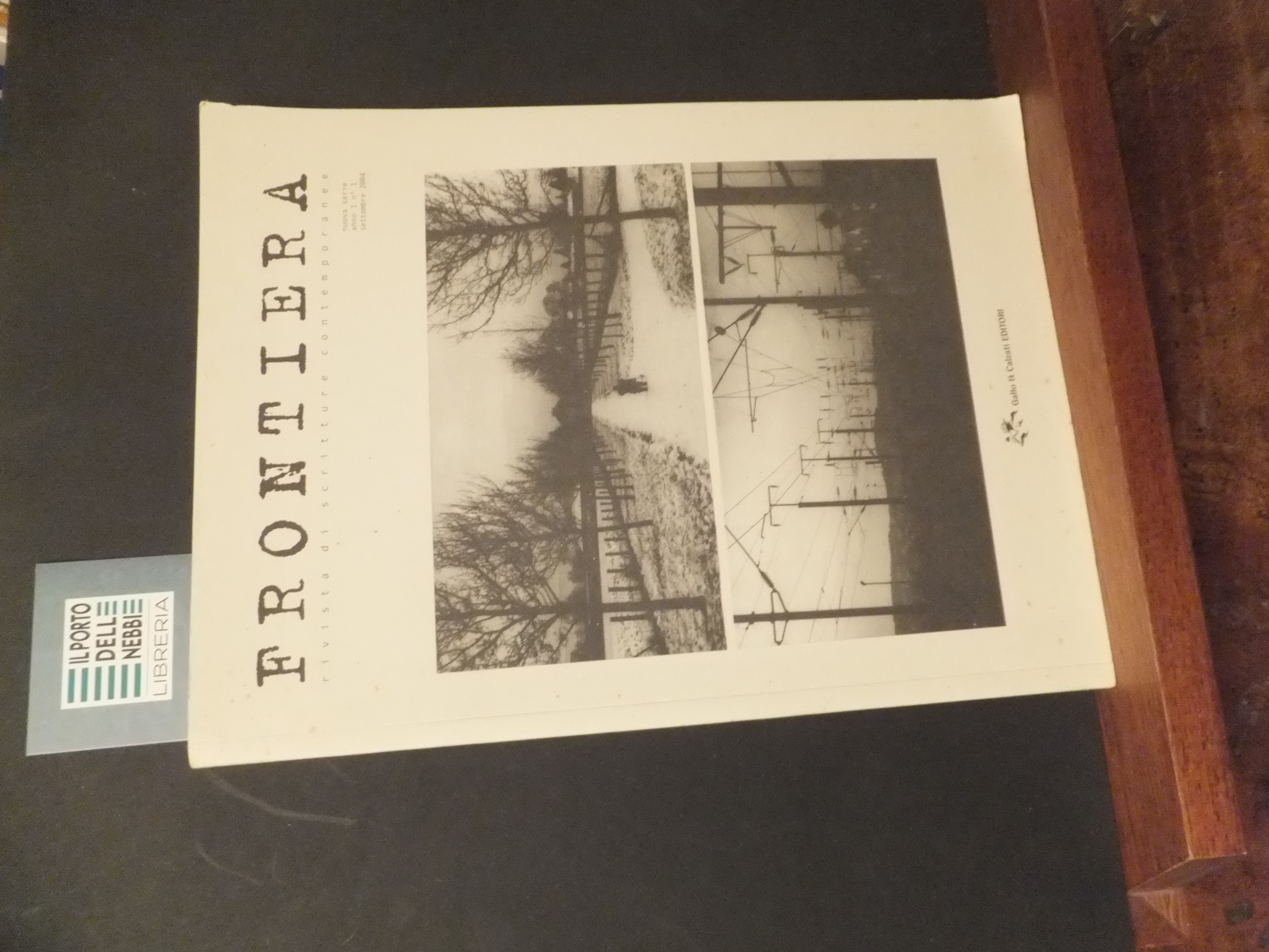 FRONTIERA RIVISTA DI SCRITTURE CONTEMPORANEE NUOVA SERIE ANNO 1 N. …