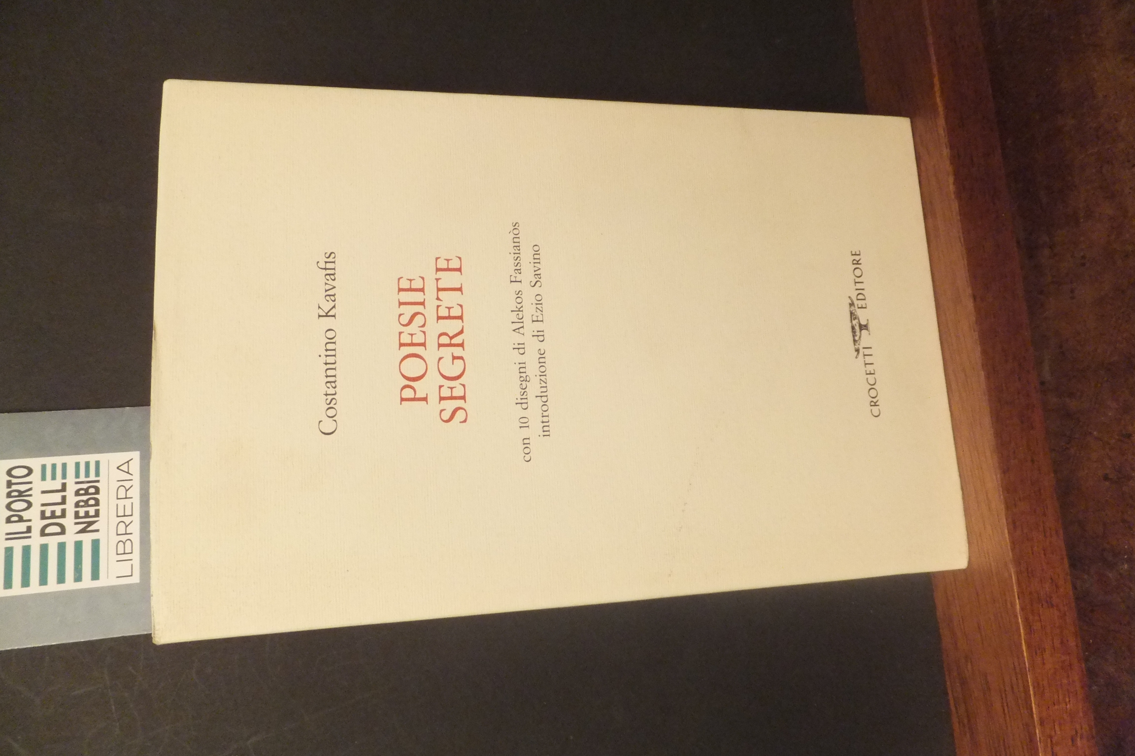 POESIE SEGRETE COSTANTINO KAVAFIS