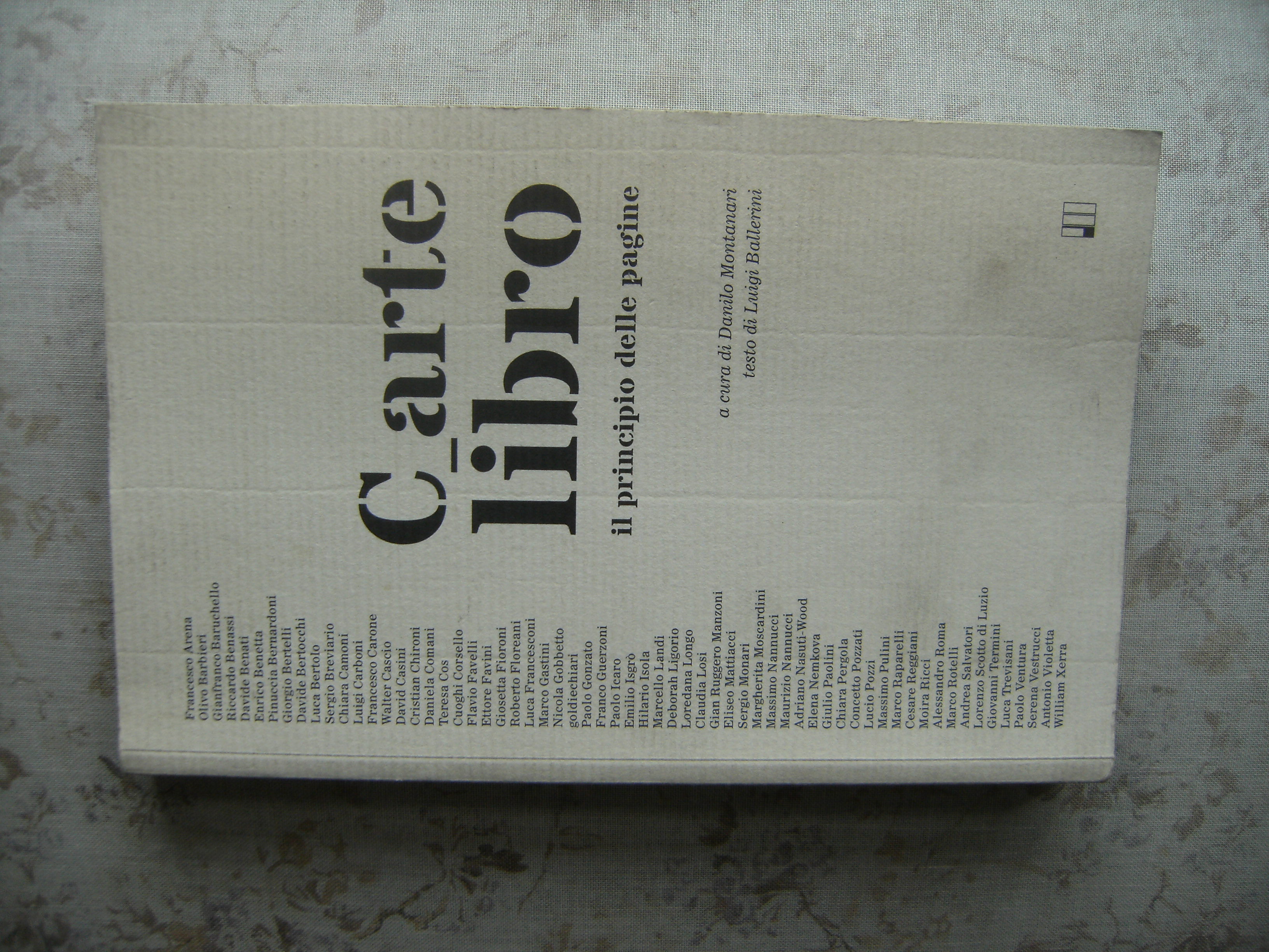 CARTE LIBRO. IL PRINCIPIO DELLE PAGINE