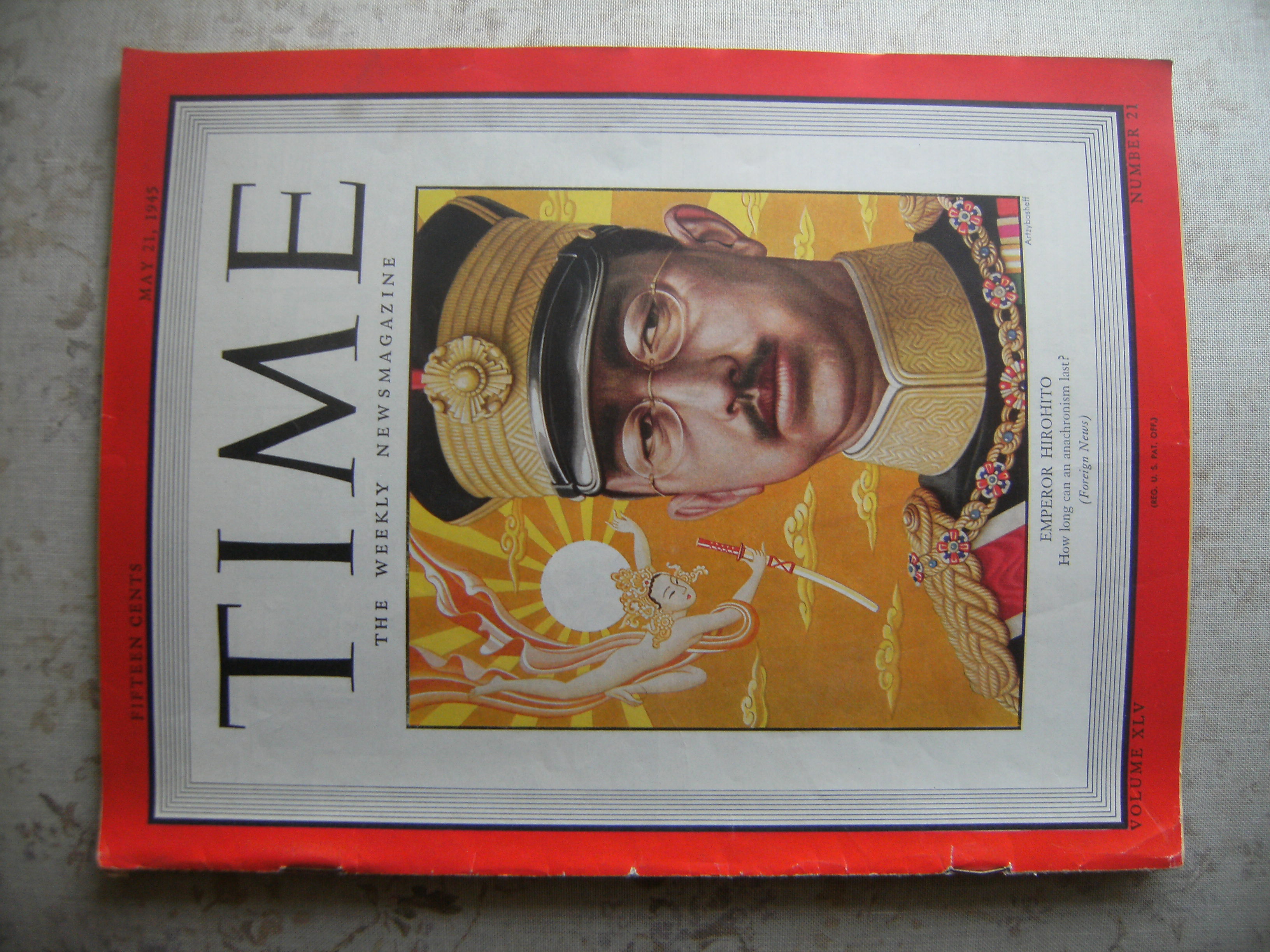 TIME MAGAZINE - EMPEROR HIROHITO
