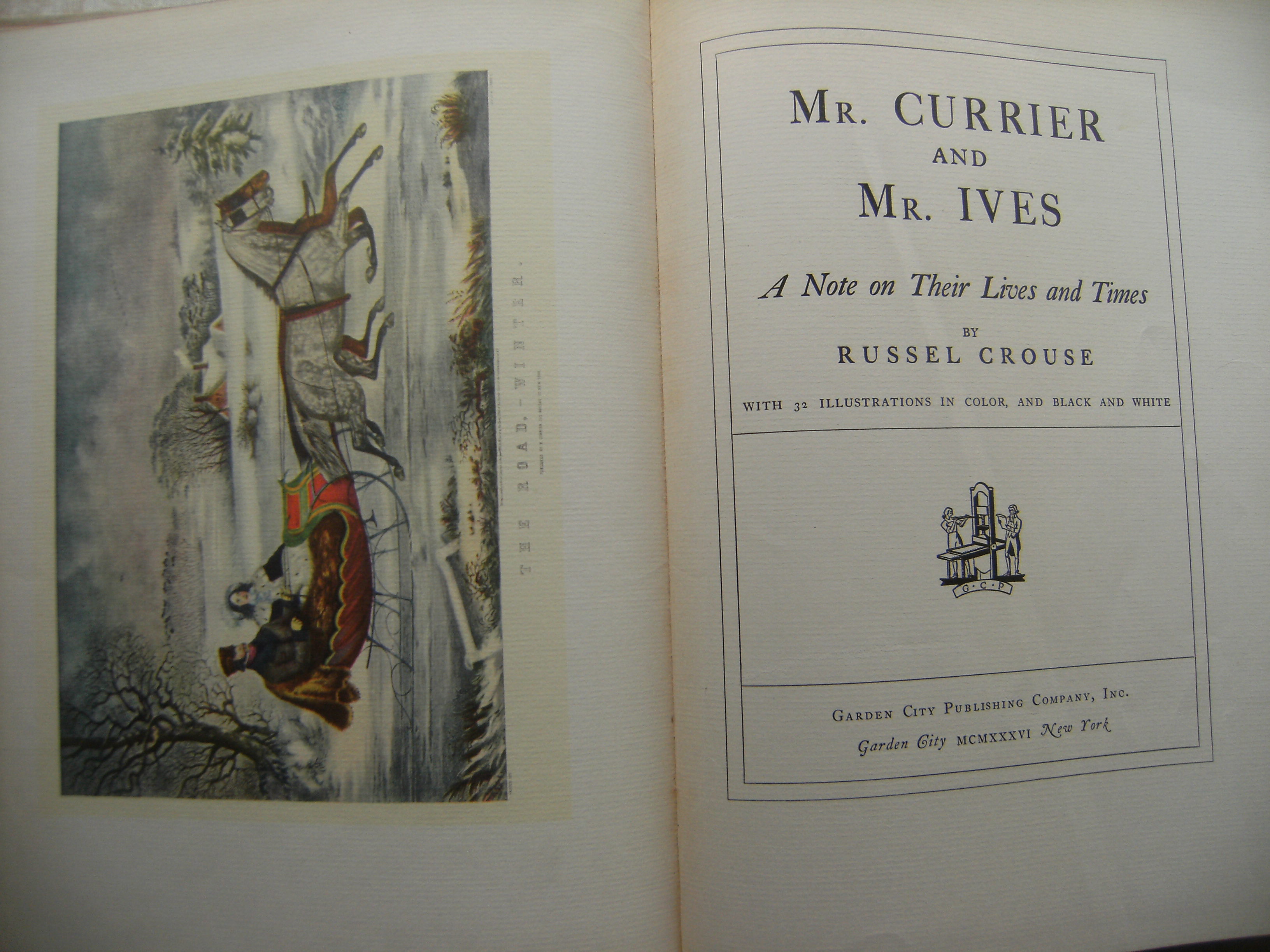 MR. CURRIER AND MR. IVES. A NOTE ON THEIR LIVES …