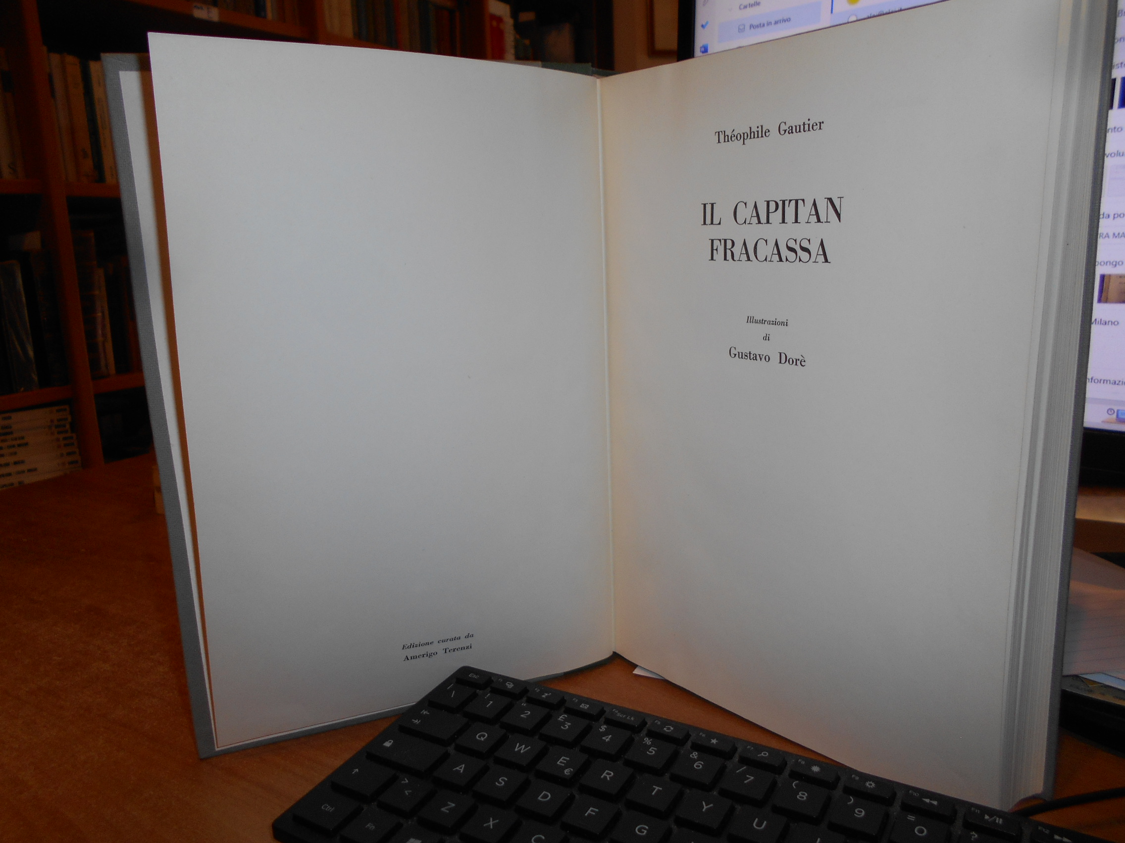 Il Capitan Fracassa con illustrazioni di Gustavo Dorè. Théophile Gautier …