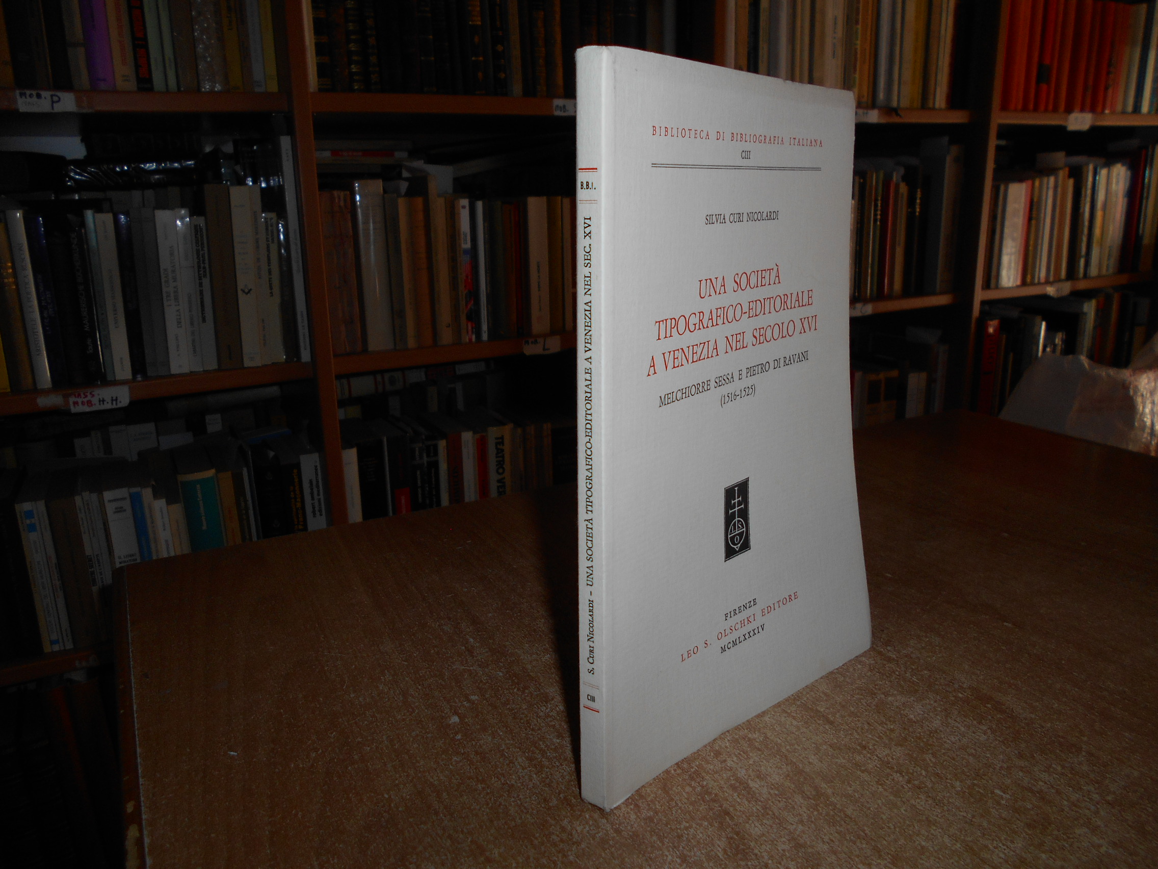 Una Società Tipografico-Editoriale a Venezia nel Secolo XVI... SILVIA CURI …