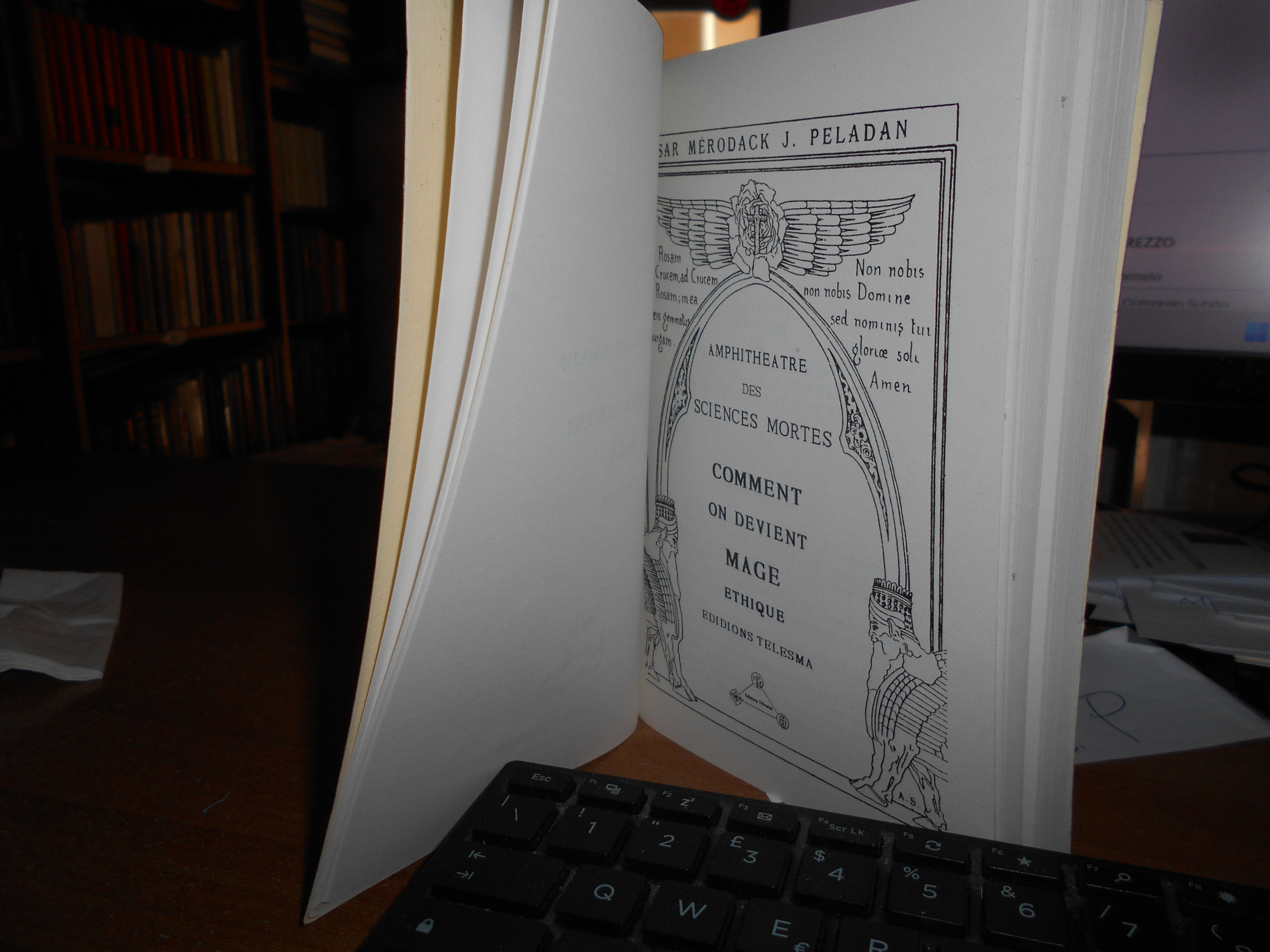 SAR MERODACK J. PELADAN. COMMENT ON DEVIENT MAGE 1988