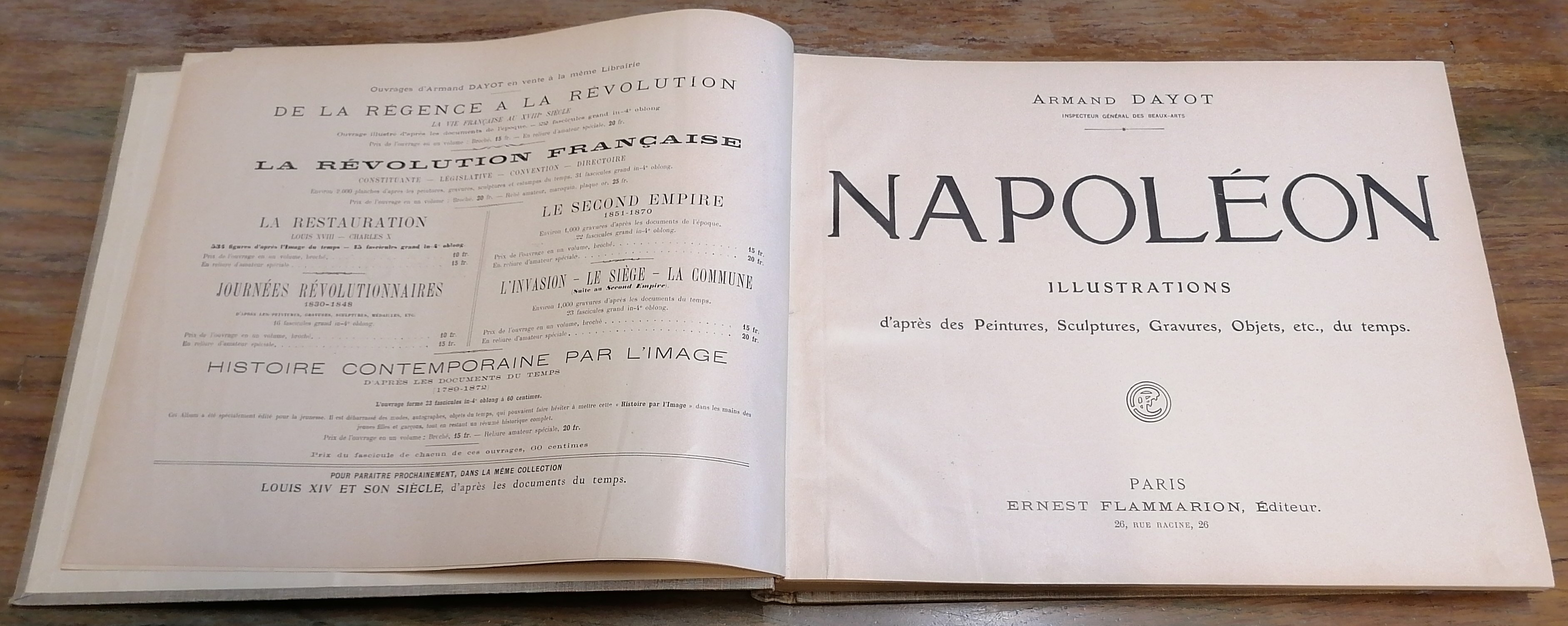 Napoléon. Illustrations d'après des Peintures, Sculptures, Gravures, Objets, etc. , …