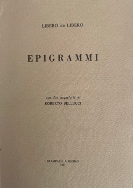 Epigrammi.