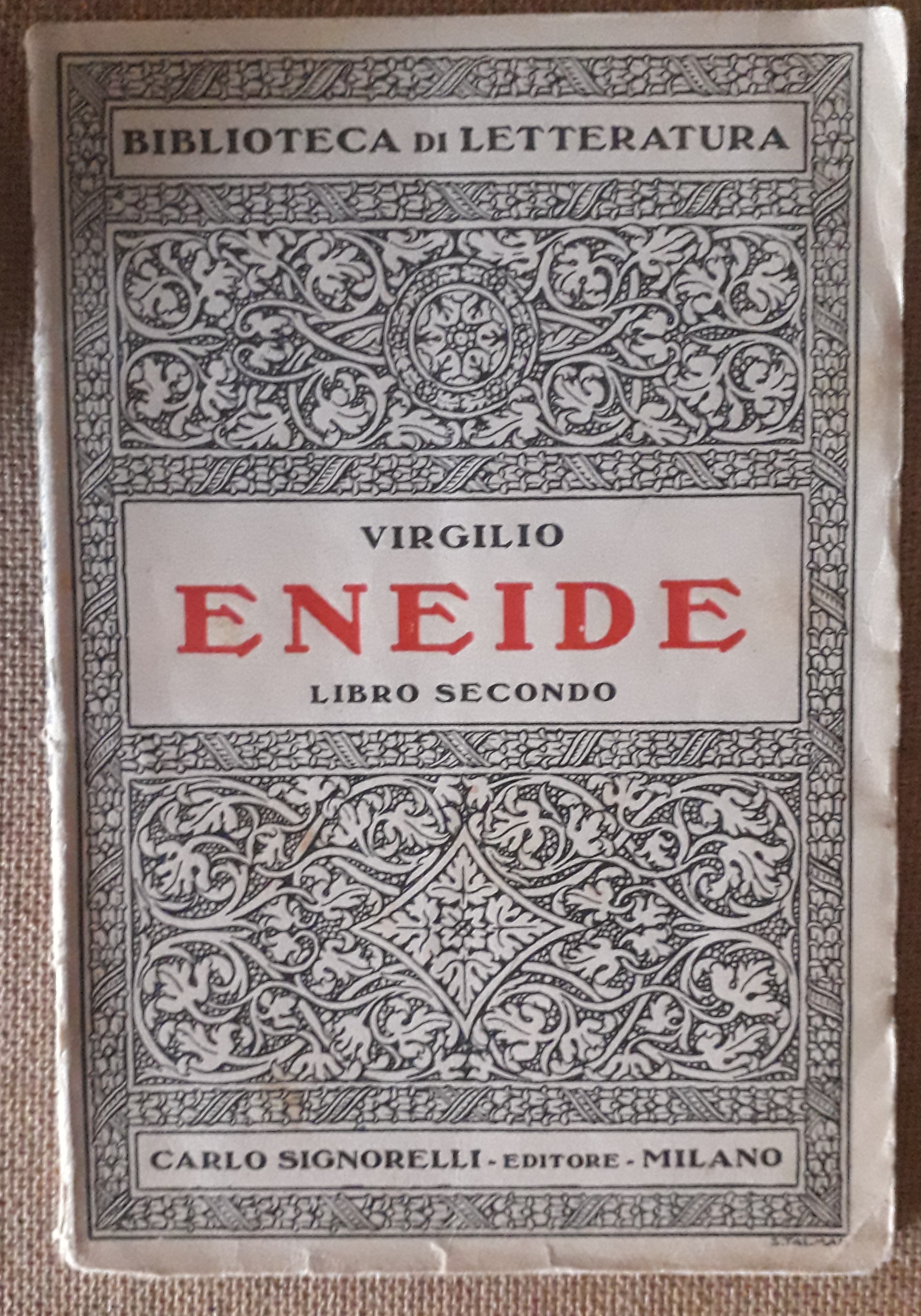 Eneide Libro secondo