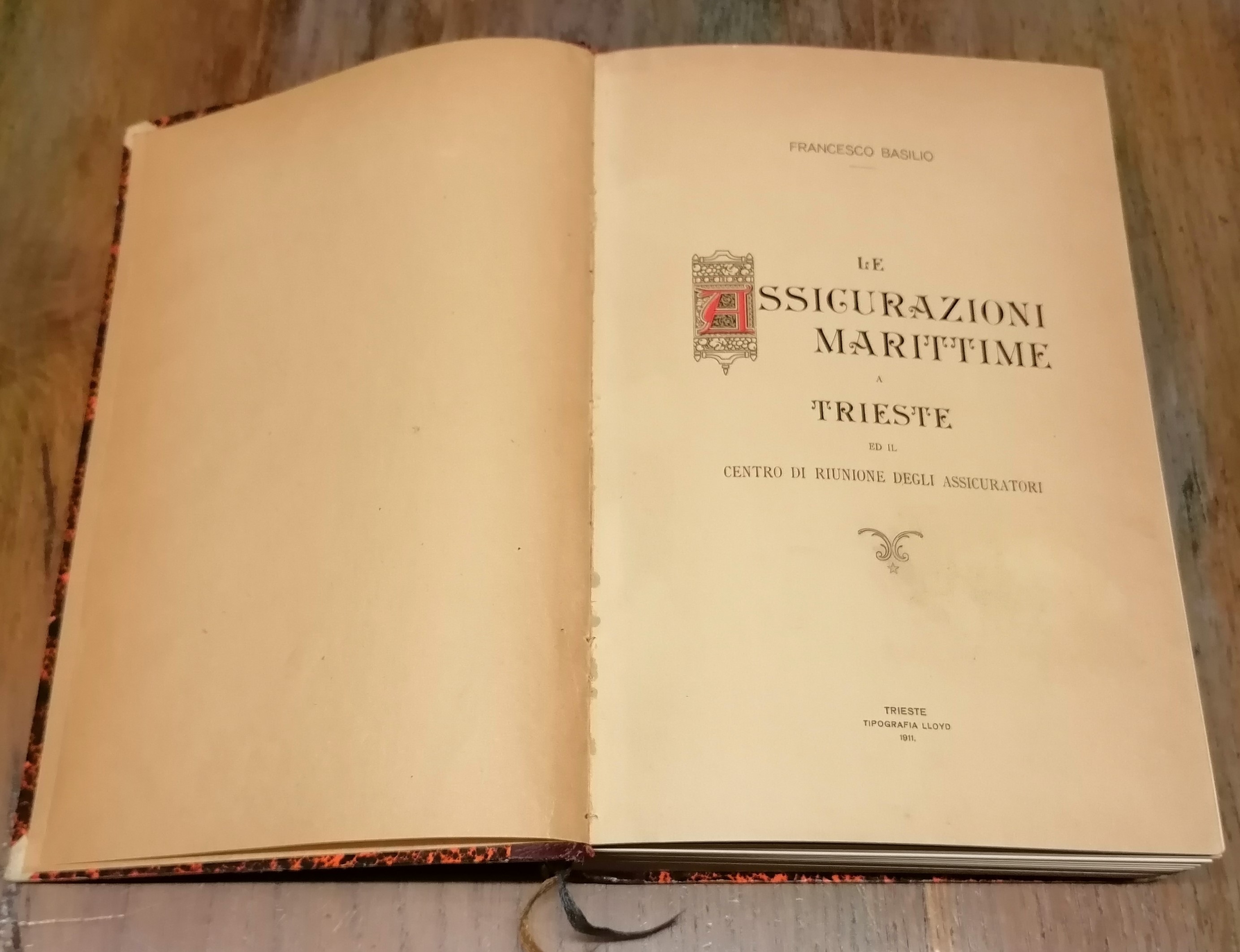 Le assicurazioni marittime a Trieste ed il Centro di riunione …