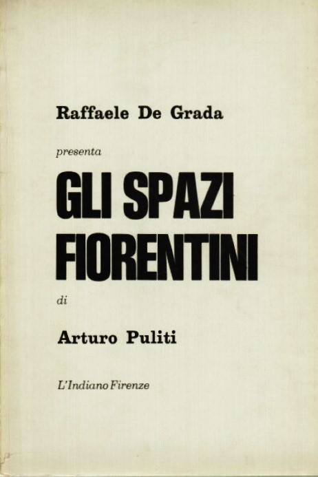 Gli spazi fiorentini di Arturo Puliti