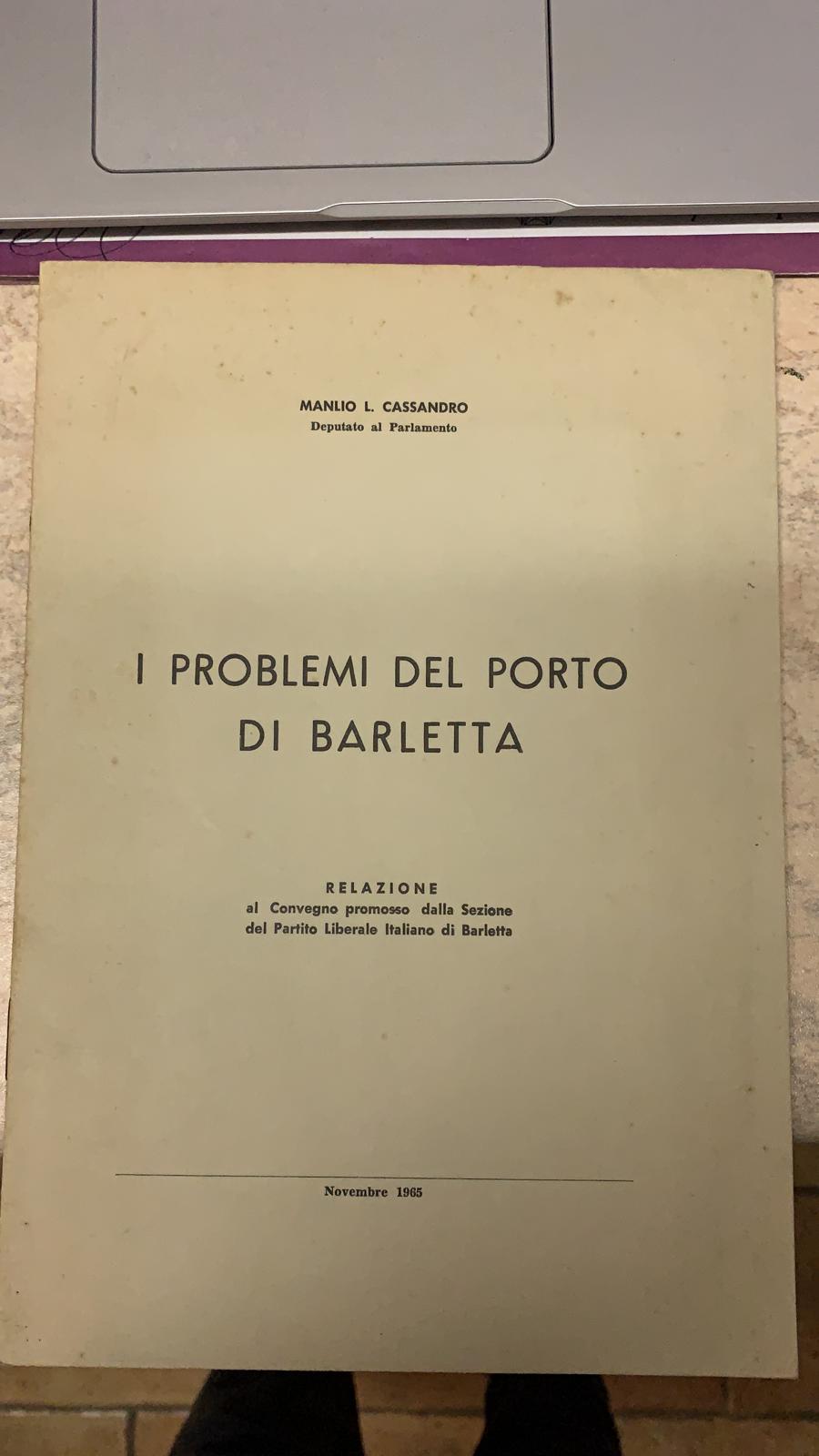 I problemi del porto di Barletta.