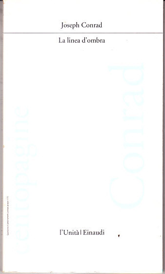 LA LINEA D' OMBRA - UNA CONFESSIONE