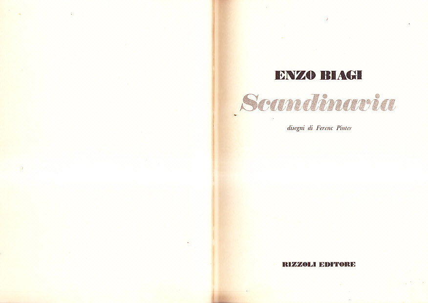 SCANDINAVIA - DISEGNI DI FERENC PINTER