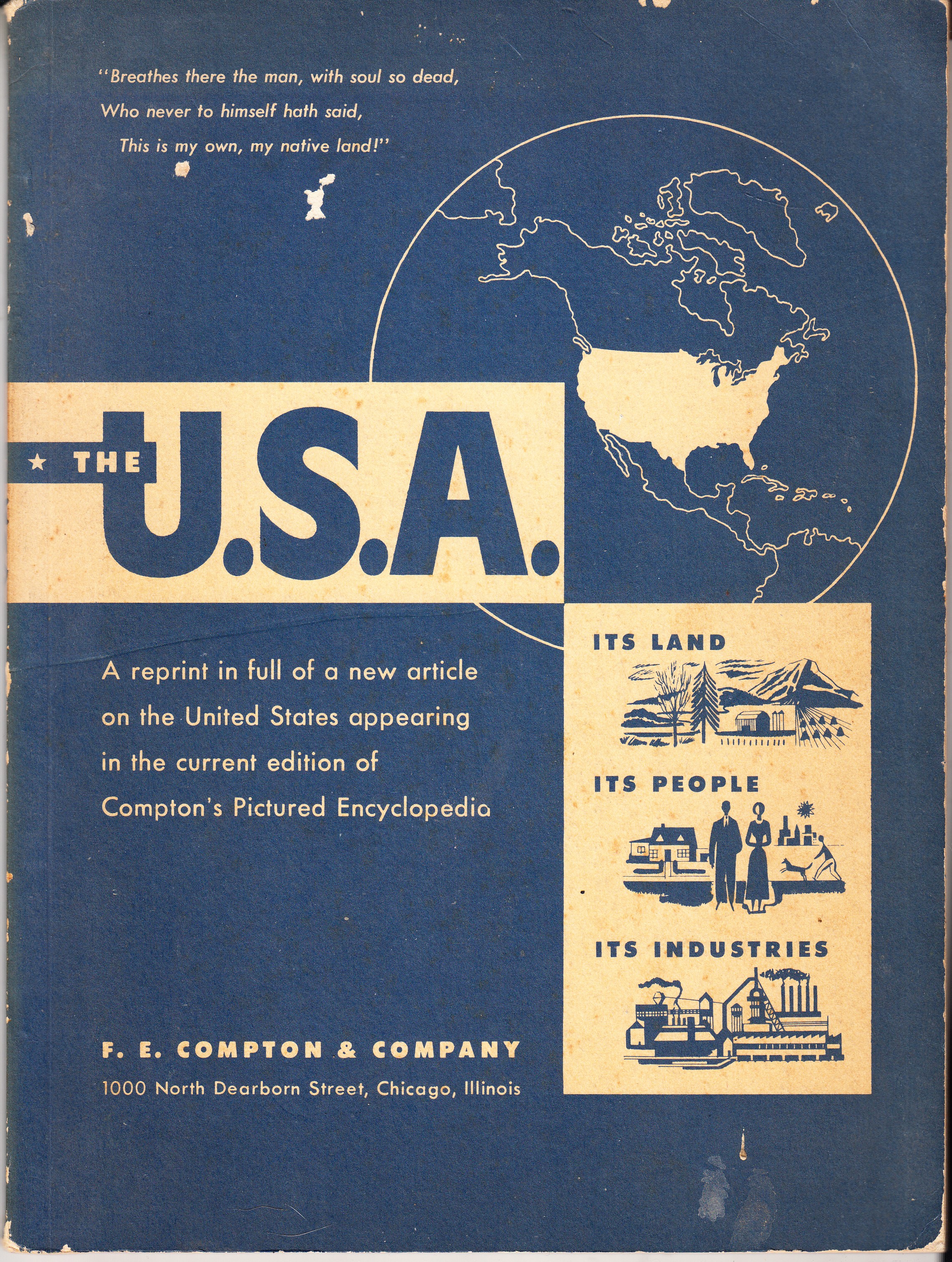 The U.S.A. A reprint in full of a new article …