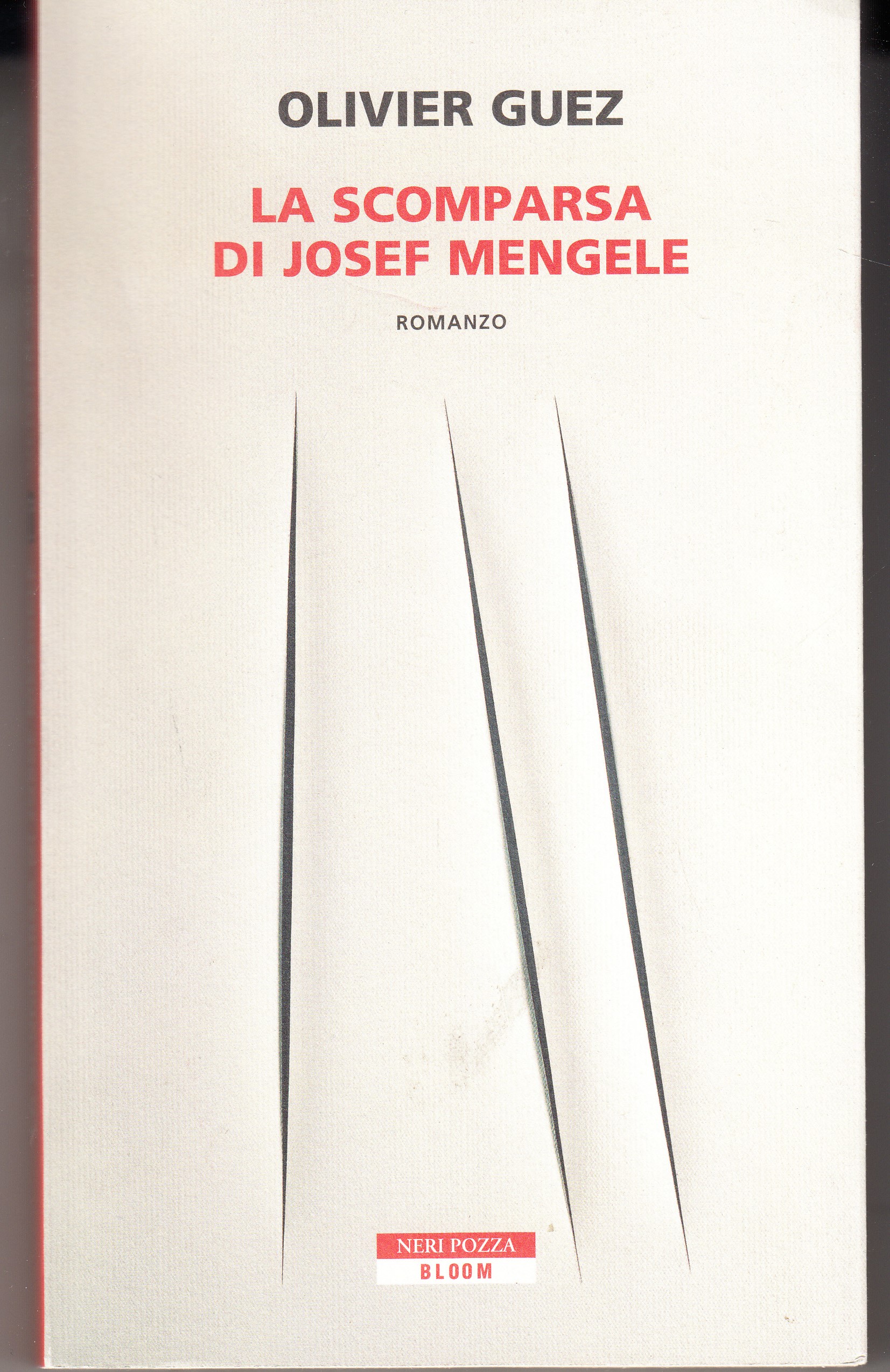 La scomparsa di Josef Mengele. Romanzo